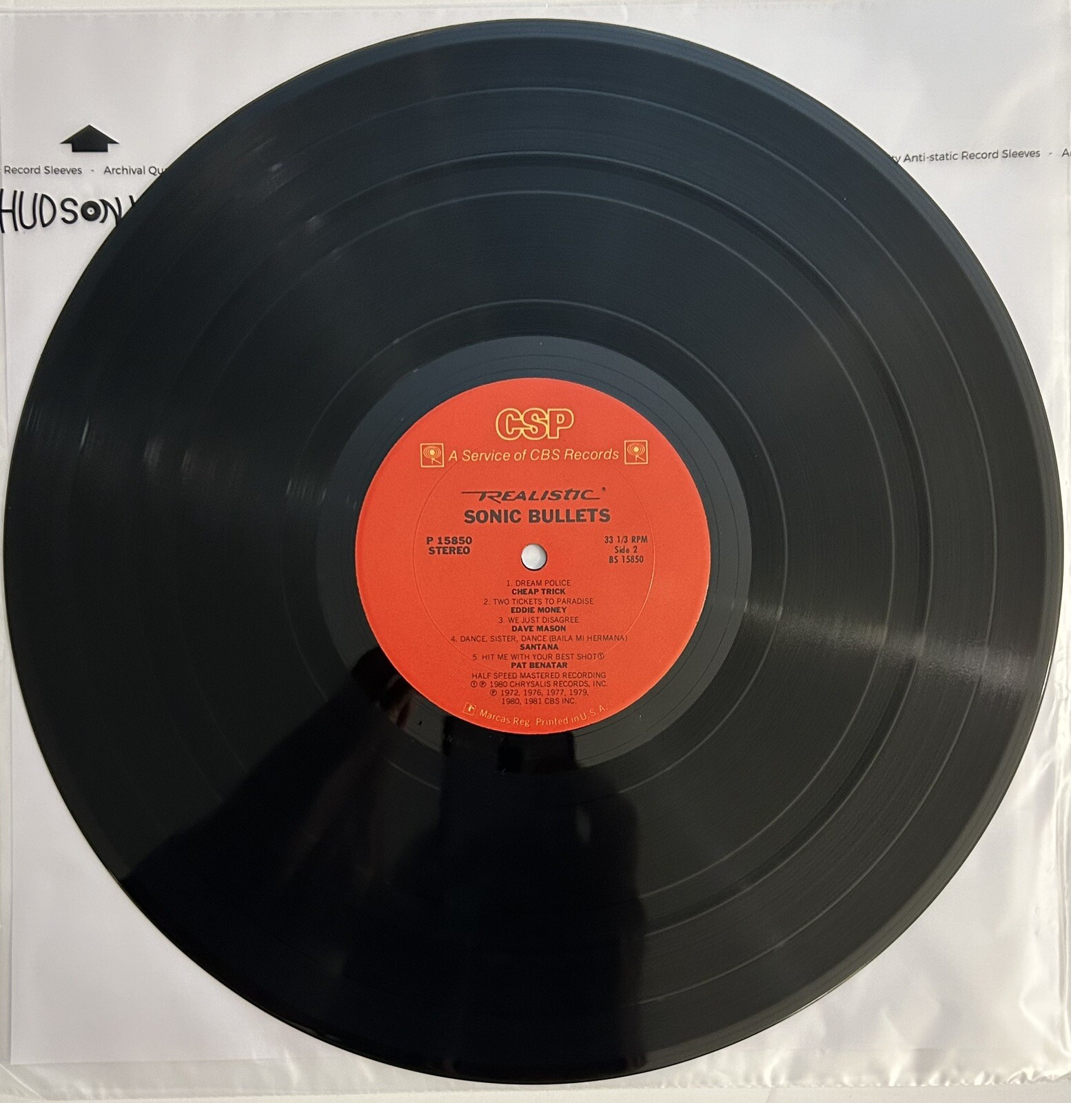 V/A – SONIC BULLETS – HIGH DEFINITION HALF-SPEED MASTERED REALISTIC – VINYL LP