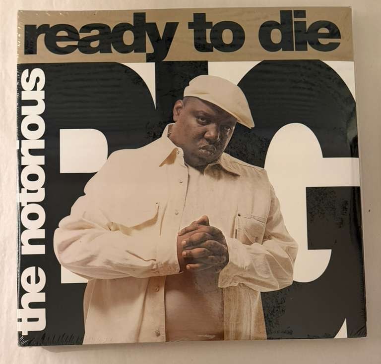THE NOTORIOUS B.I.G. – READY TO DIE – VINYL 2LP 2004 BAD BOY RECORDS – NEW – A3