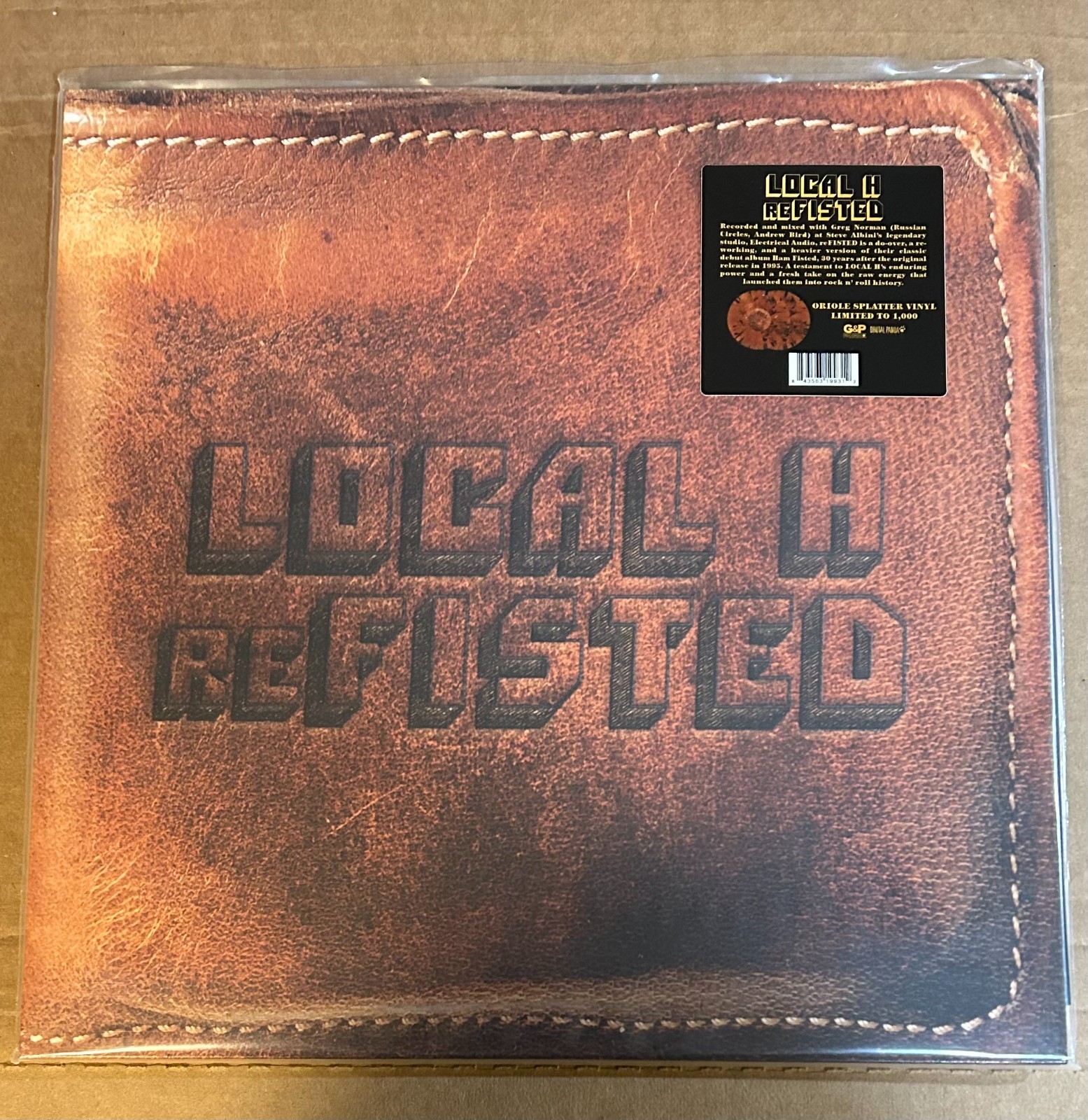 LP: LOCAL H – reFISTED NEW UNPLAYED ORIOLE VINYL