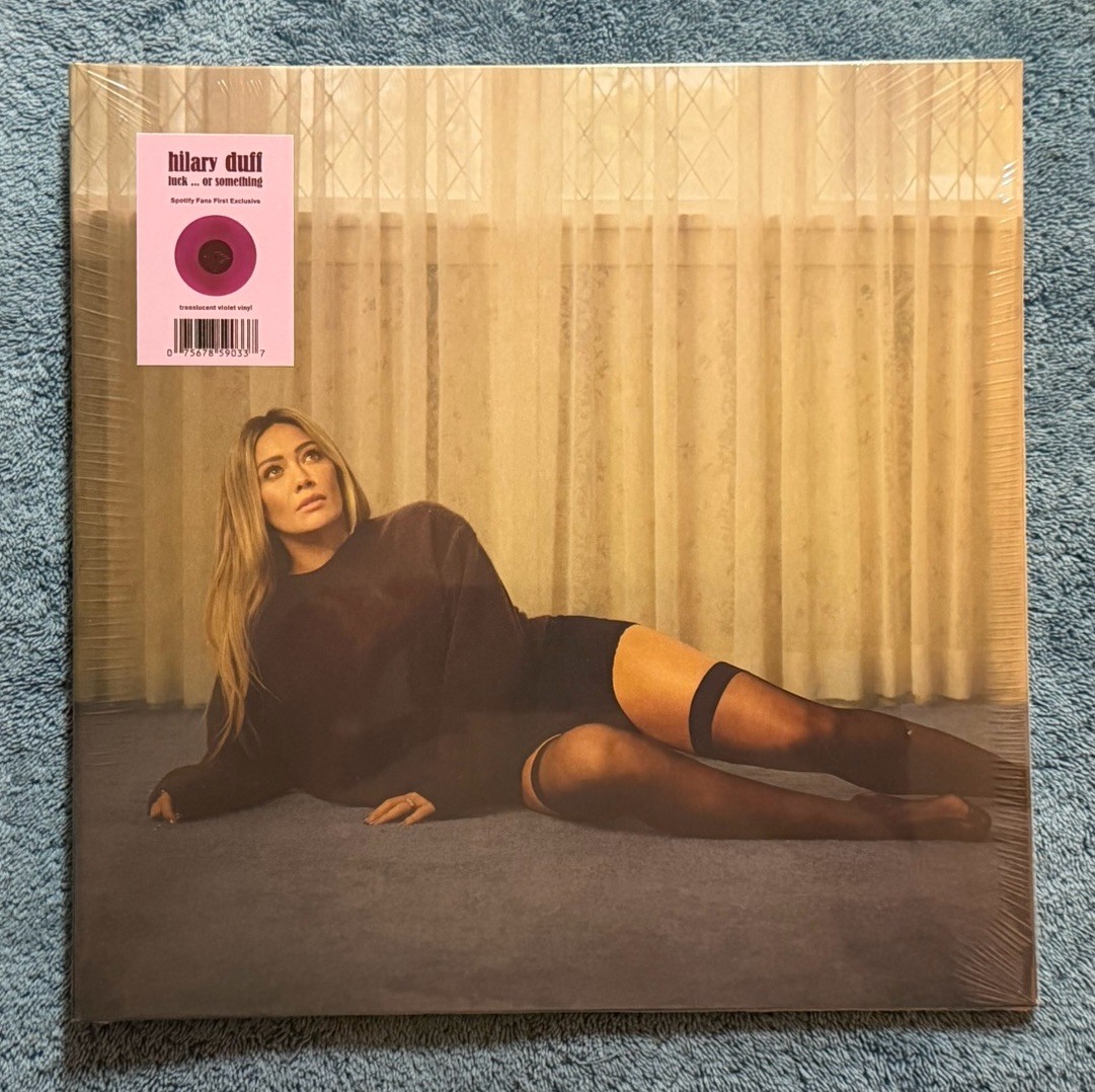 Hilary Duff Luck Or Something Spotify Fans First Violet Vinyl Sealed New Rare