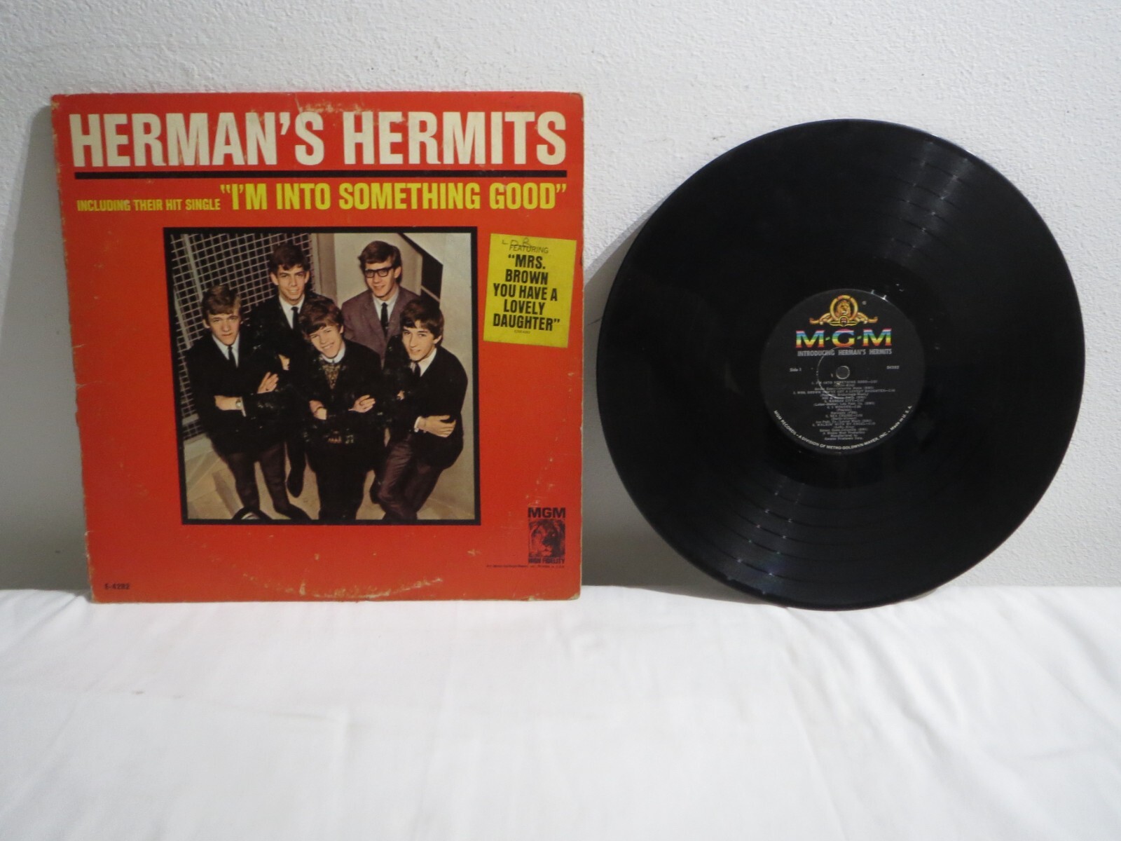 Introducing Herman’s Hermits – MGM – SE-4282 Vinyl LP Album 2nd Cover Mono 1965