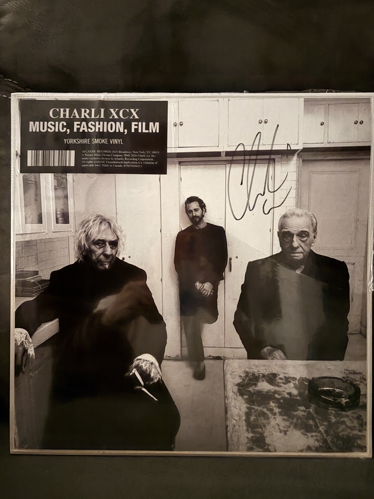 SIGNED COVER Charli xcx Music, Fashion, Film Yorkshire Smoke Vinyl Record