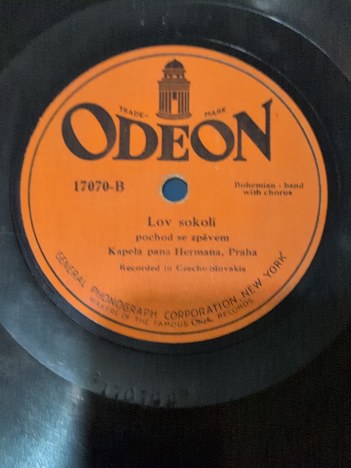 78 RPM Odeon Okeh Lot Of 9 17002-17283 Polka Czech Pochod Double Sided