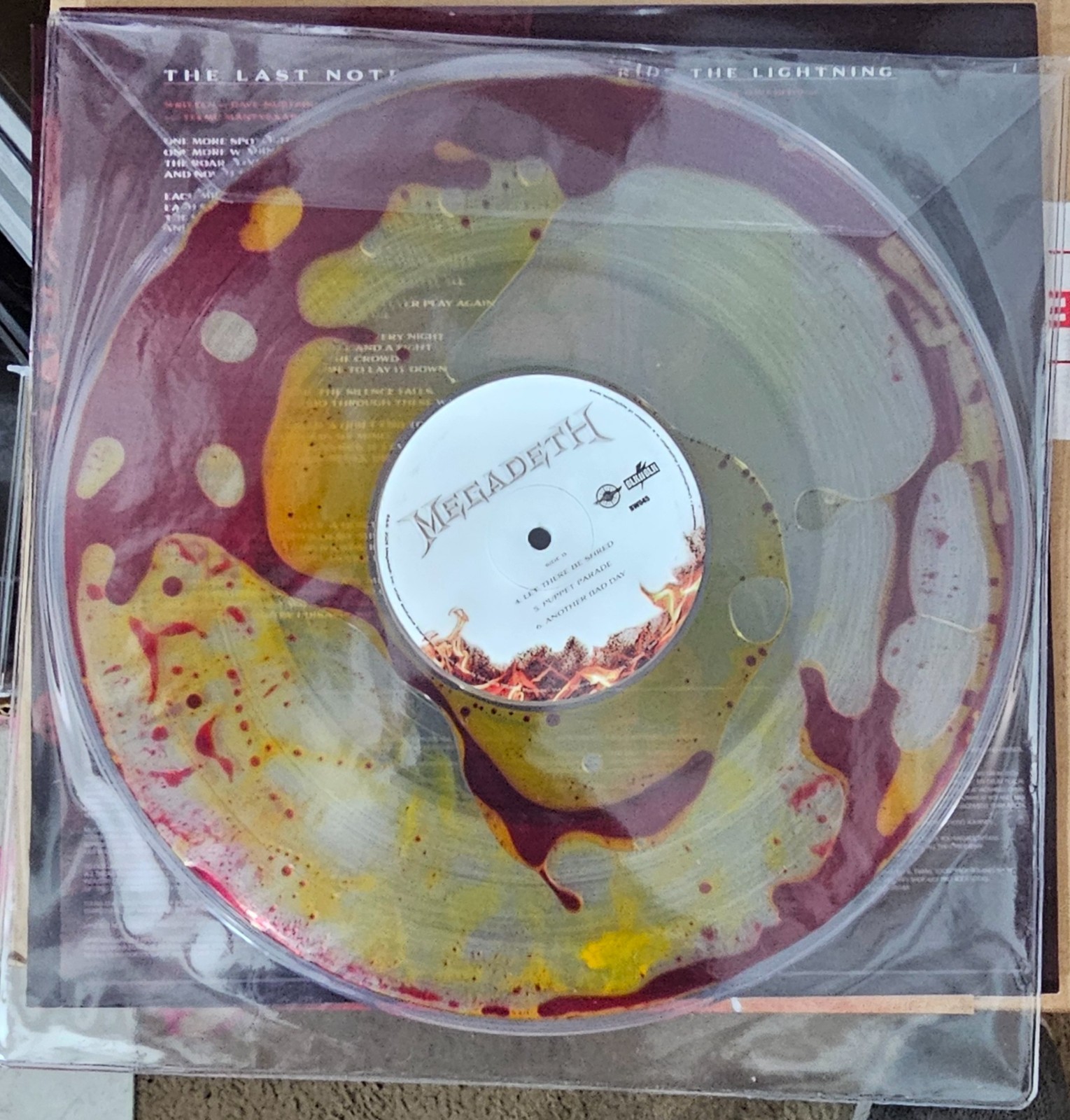 Megadeth – 2 LP Ltd Red/Yellow Liquid Filled/Marble Badworld Vinyl 2026 NEW UK