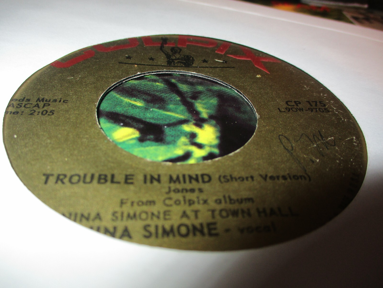 1960 NINA SIMONE Trouble In Mind Short Version US 7″ Colpix CP 175 Soul Blues VG