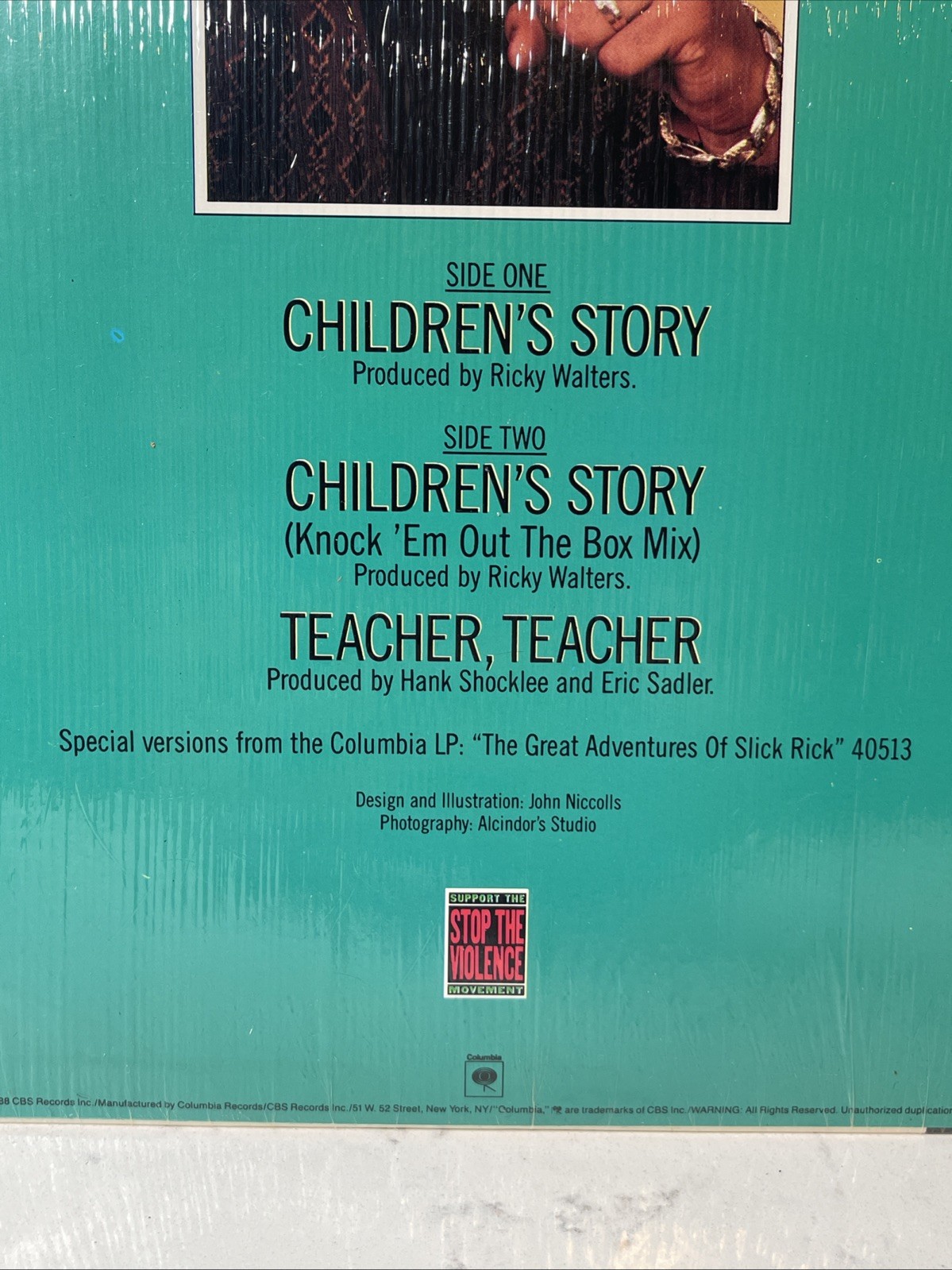 SLICK RICK Children’s Story PROMO 12″ Knock ‘Em Out The Box GREAT ADVENTURES