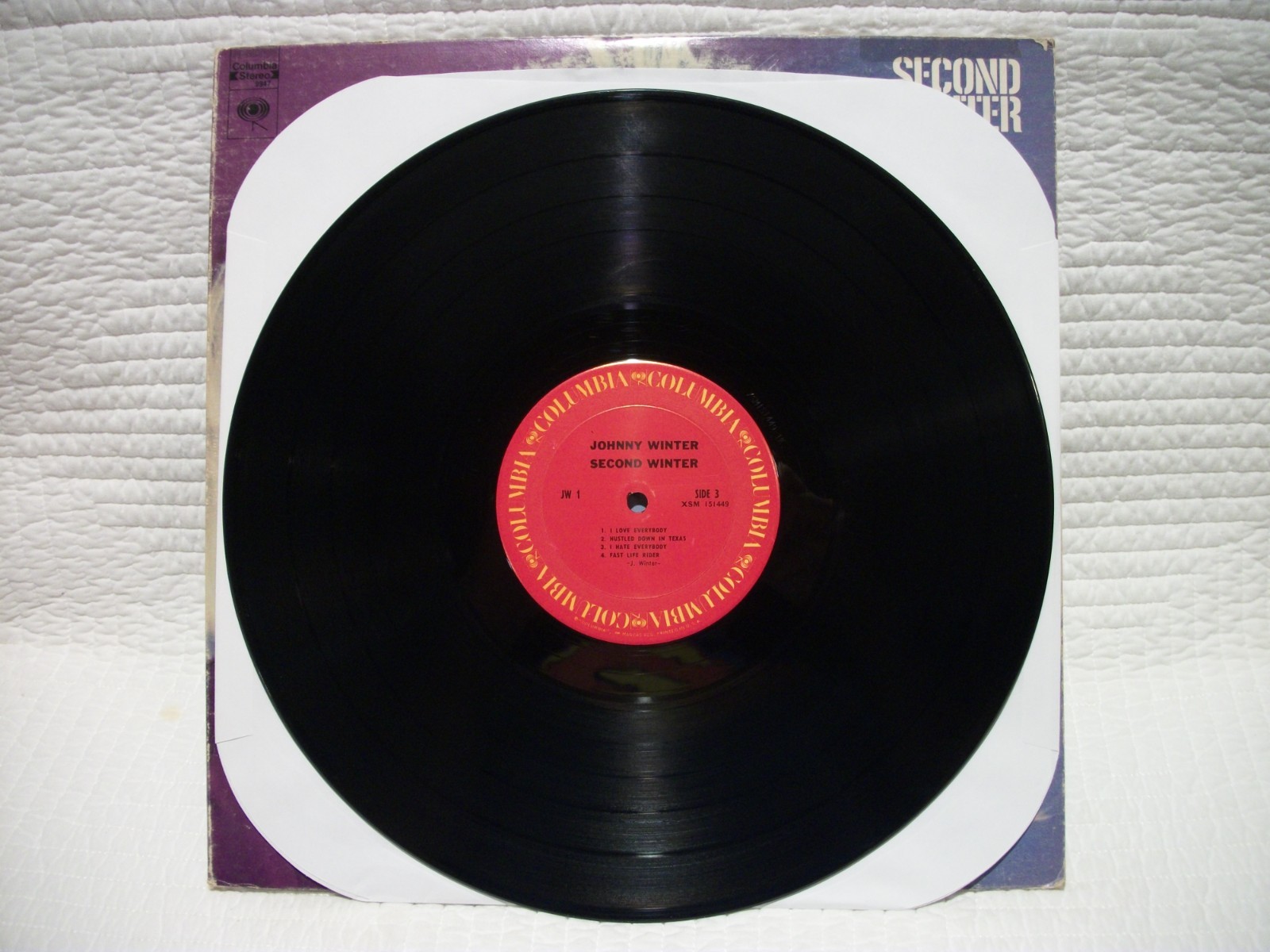 JOHNNY WINTER SECOND WINTER 2 X VINYL LP ALBUM 1969 KCS 9947