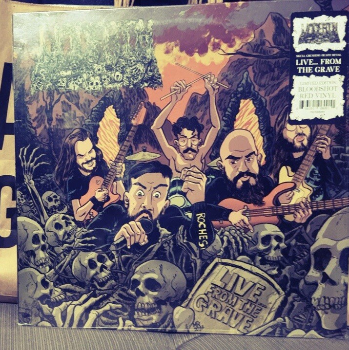 UNDEATH – Live From The Grave – Vinyl (limited bloodshot red vinyl LP + insert)