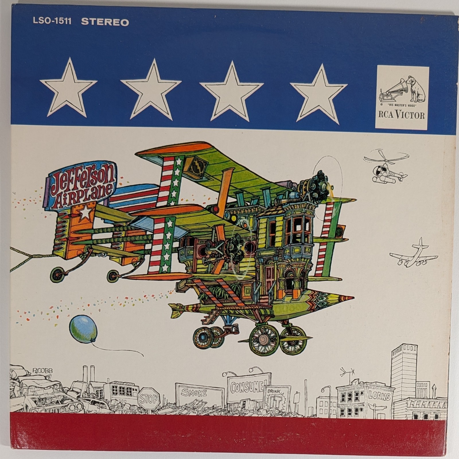Jefferson Airplane After Bathing at Baxter’s Vinyl LP (1967) LSO 1511 Gatefold