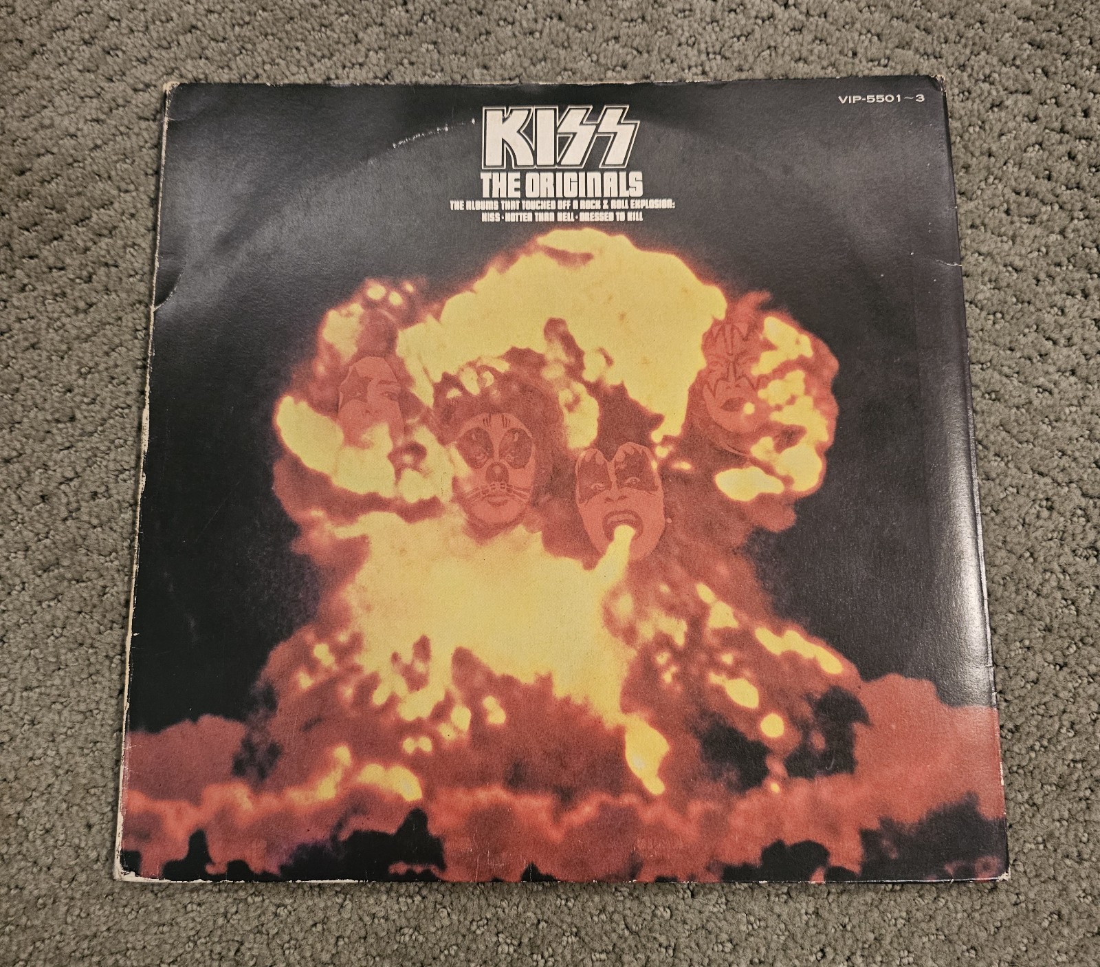 KISS ORIGINALS 5501-3 VINYL IS VG++