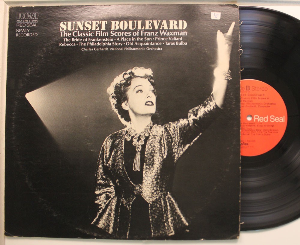 Franz Waxman Lp Sunset Boulevard And Other Classic Film Scores On Rca – Vg++/ V