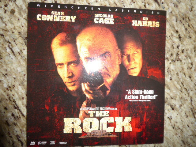THE ROCK WIDESCREEN LASERDISC (2) SEAN CONNERY/NICHOLAS CAGE NM