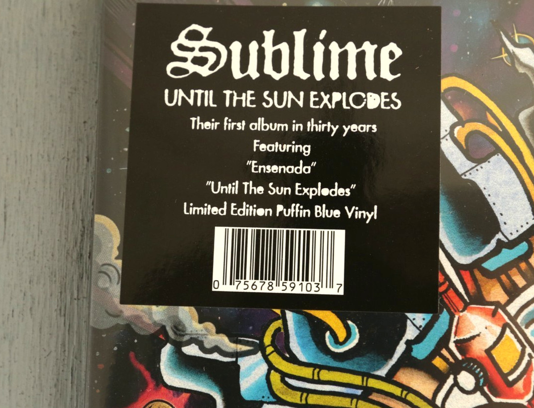 SUBLIME Until The Sun Explodes LP sealed PUFFIN BLUE VINYL Record NEW Punk SKA