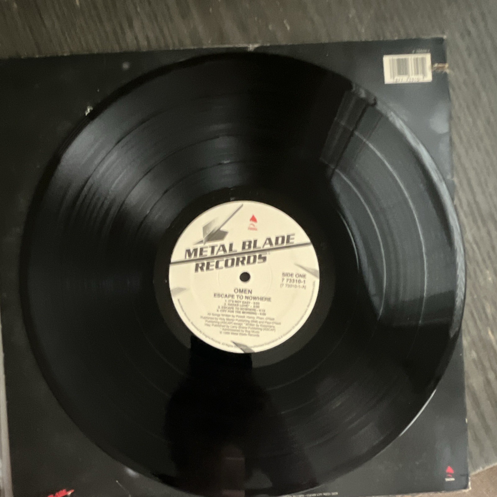 Omen Escape To Nowhere LP 12″ Black Vinyl Metal Blade Records Metal