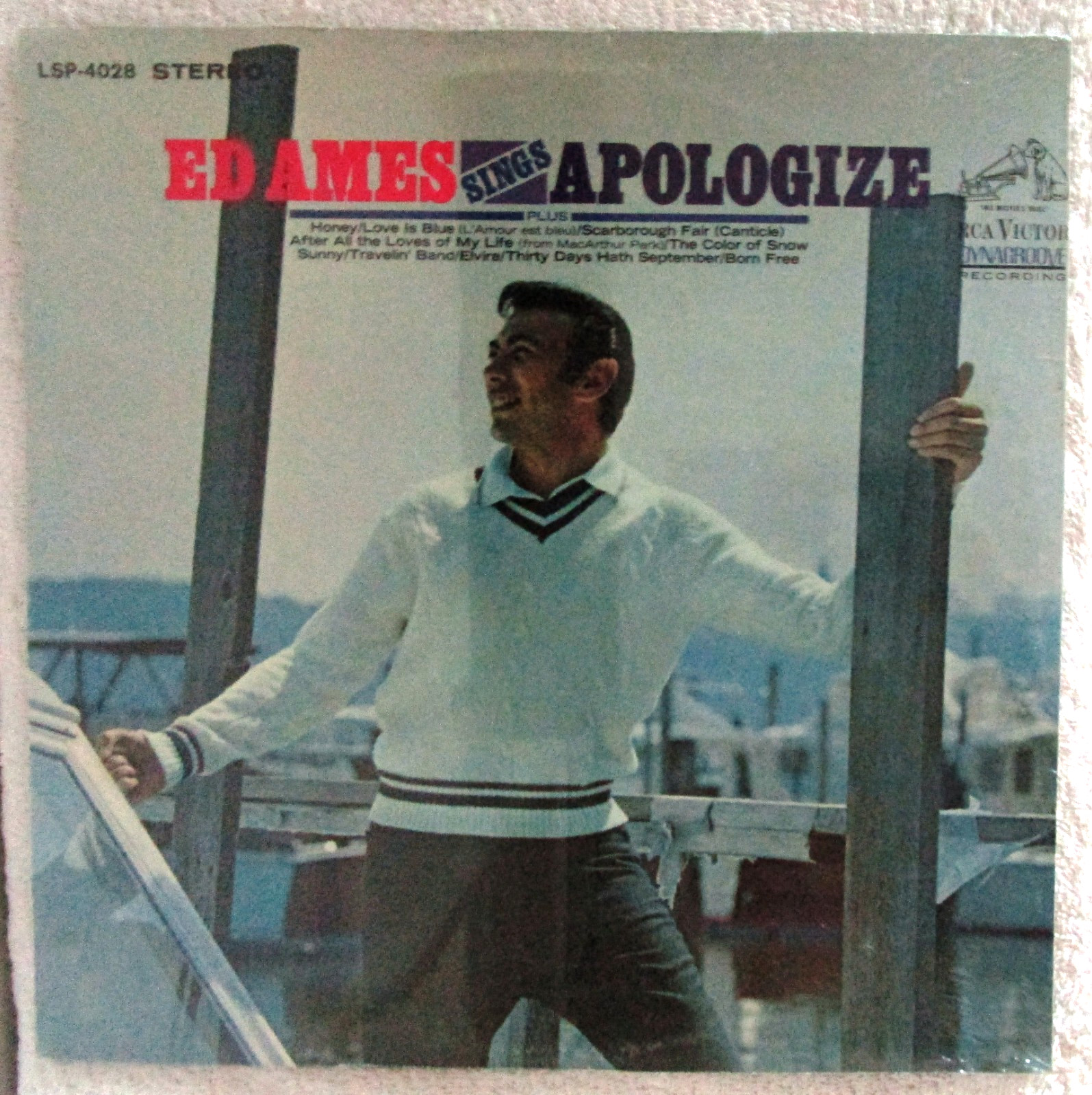 NEW/SEALED ED AMES SINGS APOLOGIZE LP