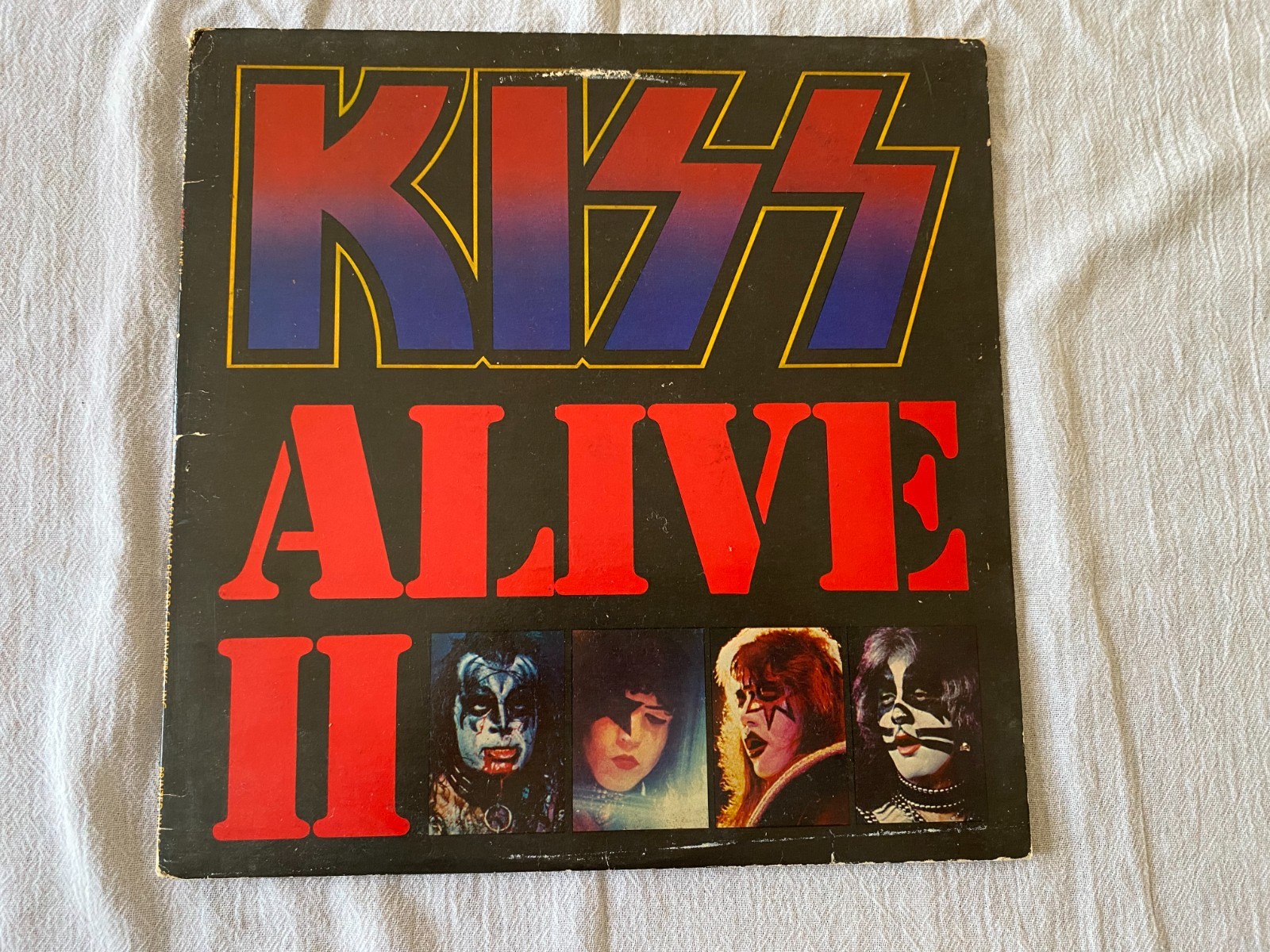 KISS ALIVE II Vinyl LP, 1977, NBLP-7076, Sterling Mastered, 2-albums, Plays A+