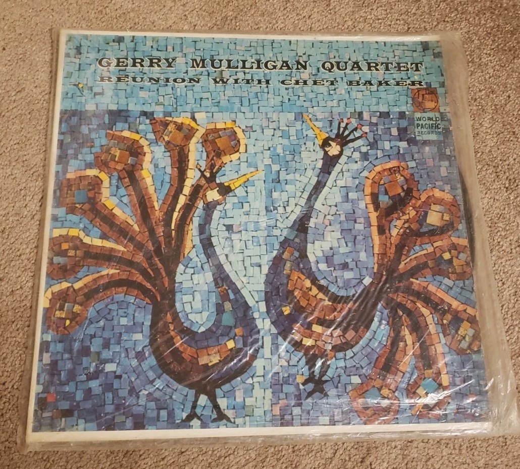 Gerry Mulligan Quartet Lp Reunion With Chet Baker On World Pacific –