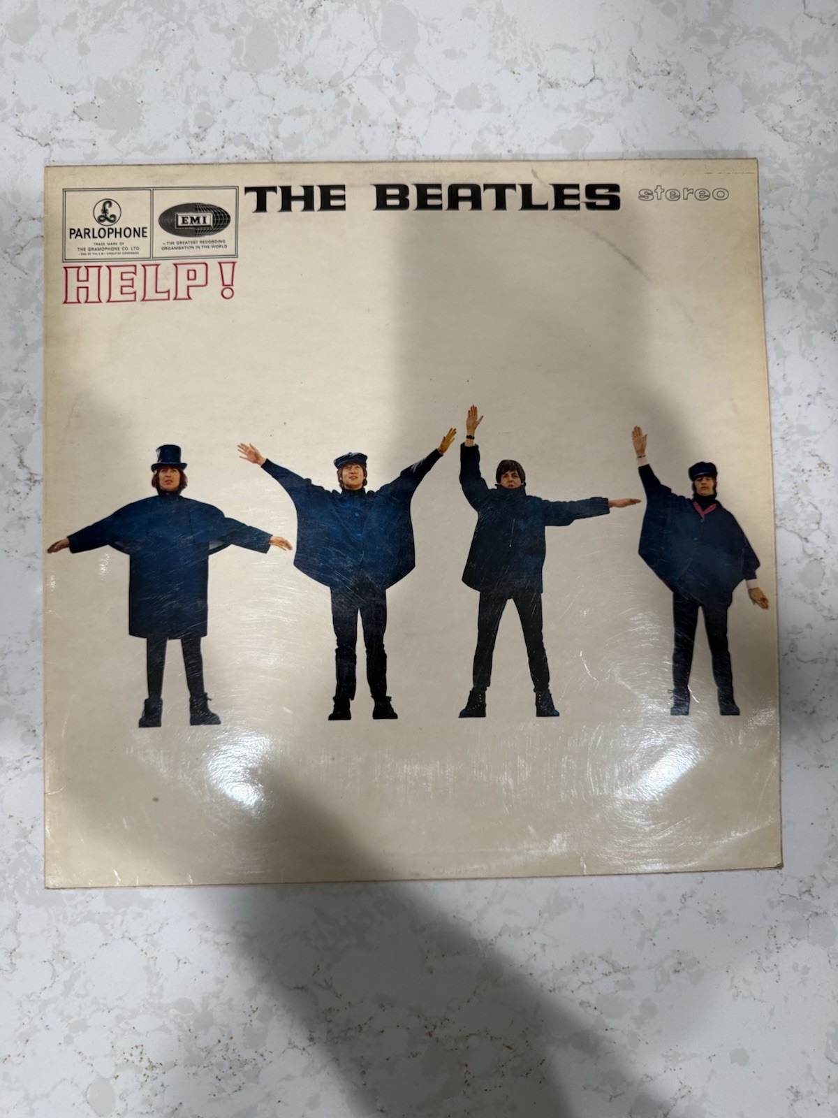 THE BEATLES LP Help! 1965 (reissue) Parlophone Emi UK Stereo Vinyl