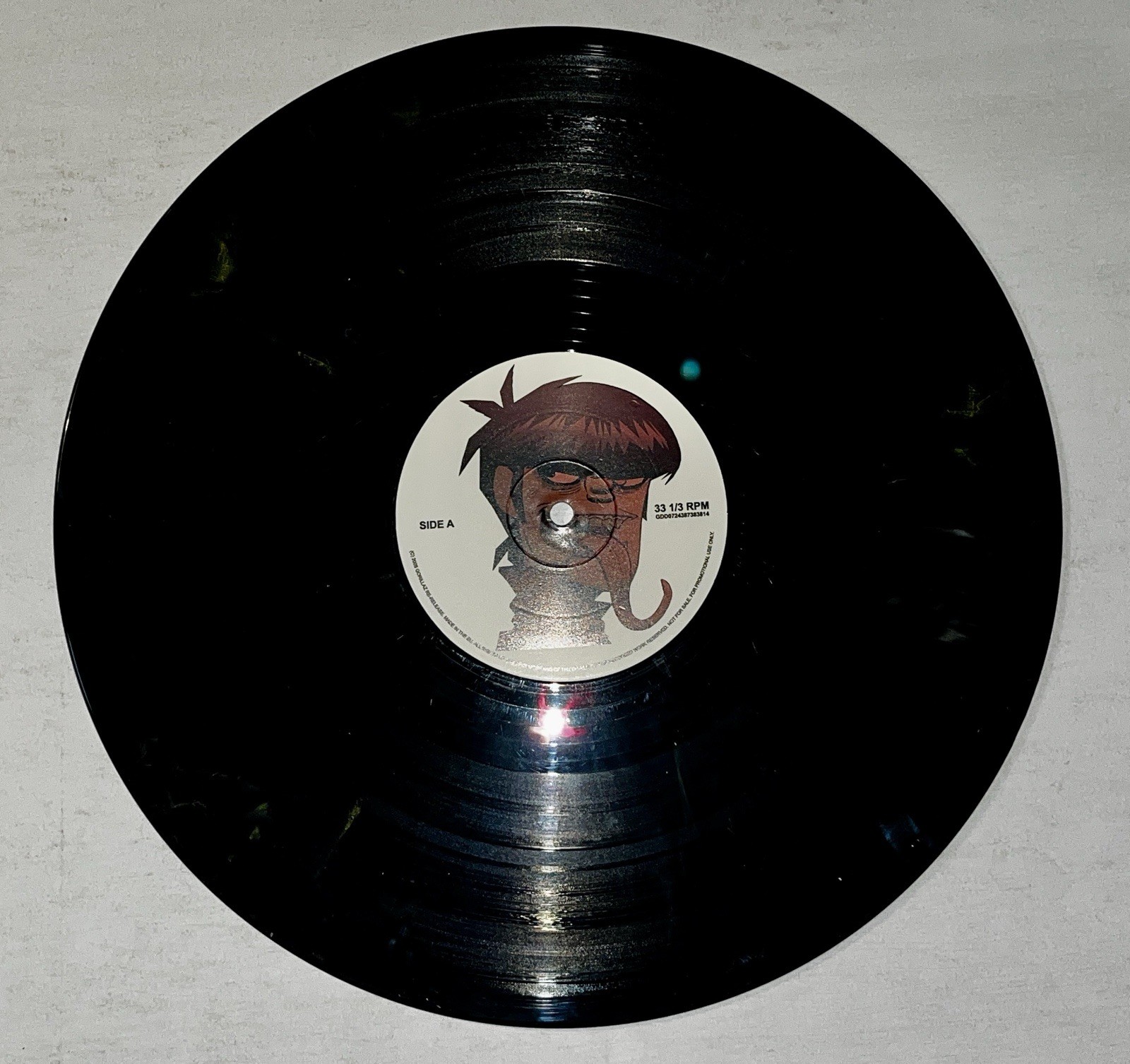 Gorillaz : Demon Days-2017 Promo Green & Black Marble 12″ Vinyl Lps-2