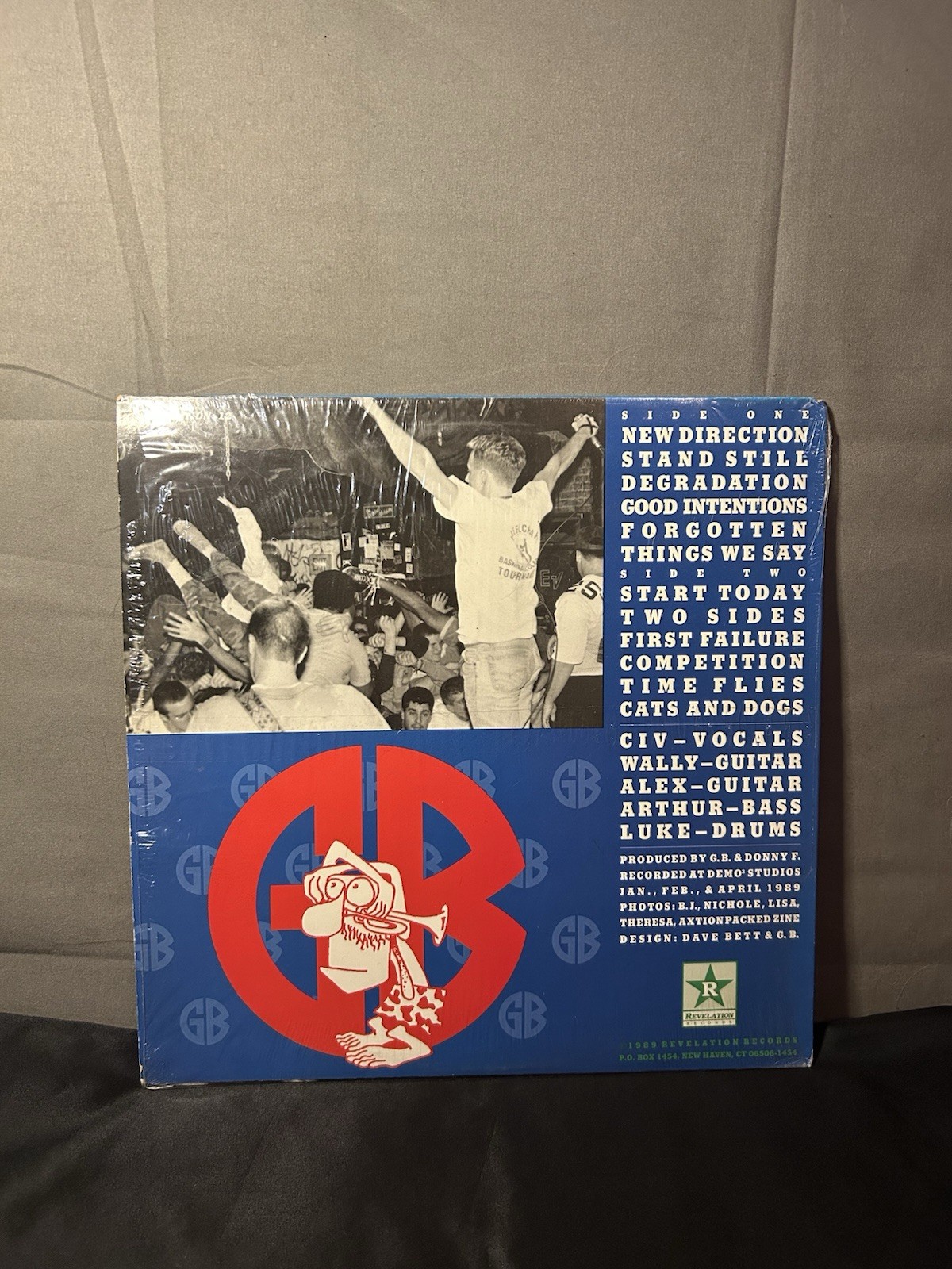 Gorilla Biscuits – Start Today First Press 1989 Revelation Embossed Cover SHRINK