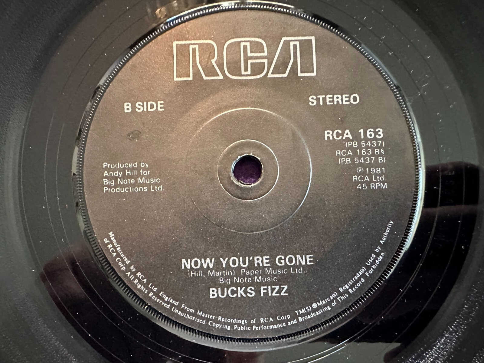 6x UK Lot 45 BUCKS FIZZ Rules Of / Run For / My Camera / The Land of / Piece of
