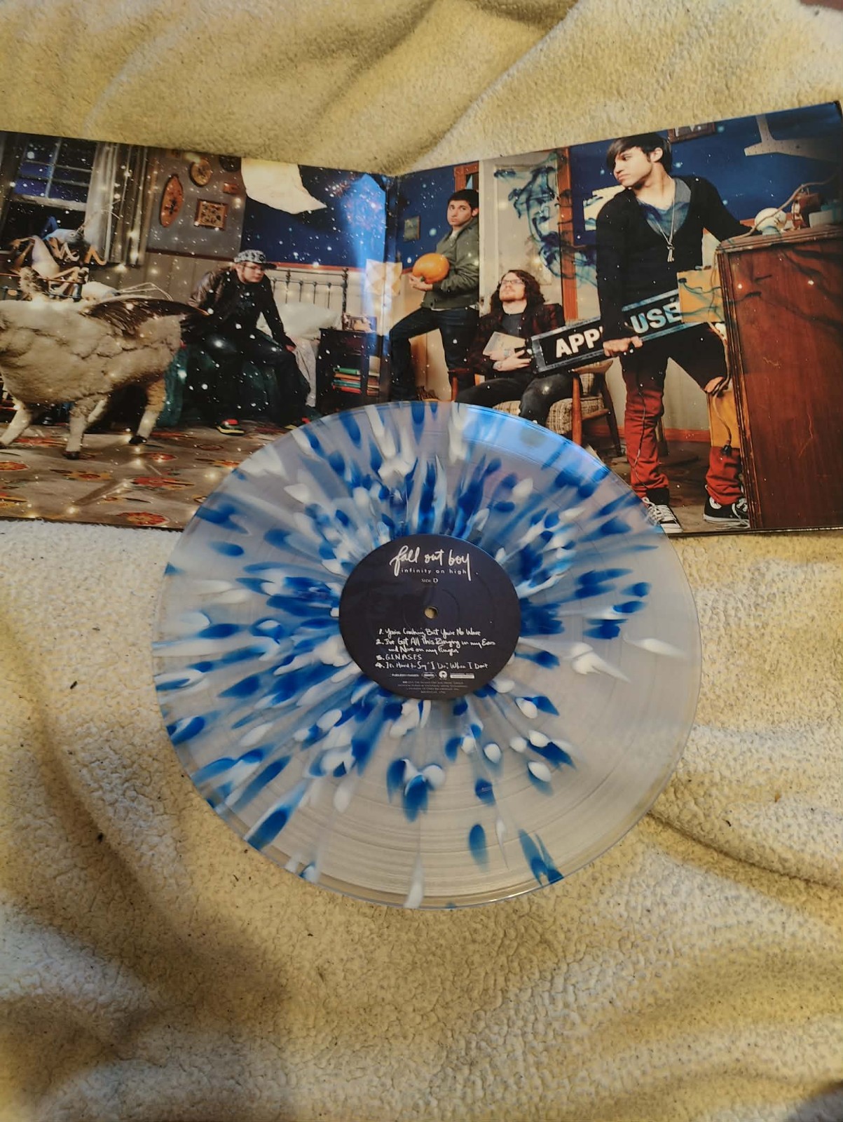 Fall Out Boy Infinity On High Limited Edition Blue Splatter Vinyl