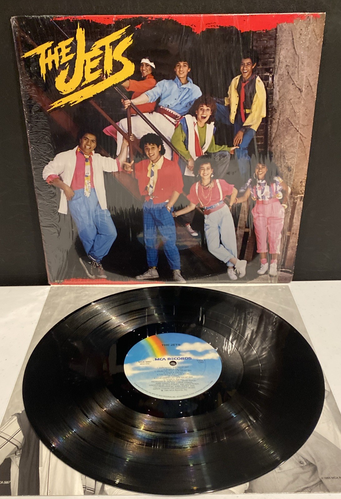 The Jets Self-Titled MCA Vinyl LP Record Album 1985 MCA-5667
