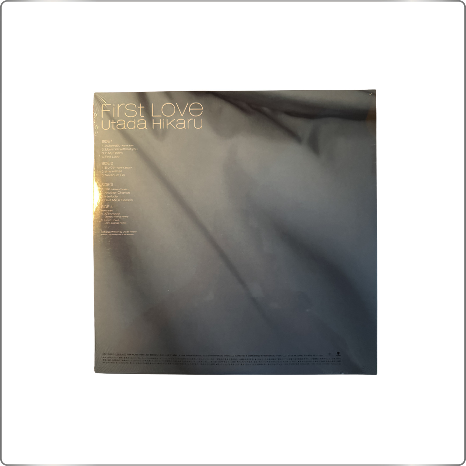 J-POP Utada Hikaru First Love Limited Edition / 180g Heavyweight Vinyl