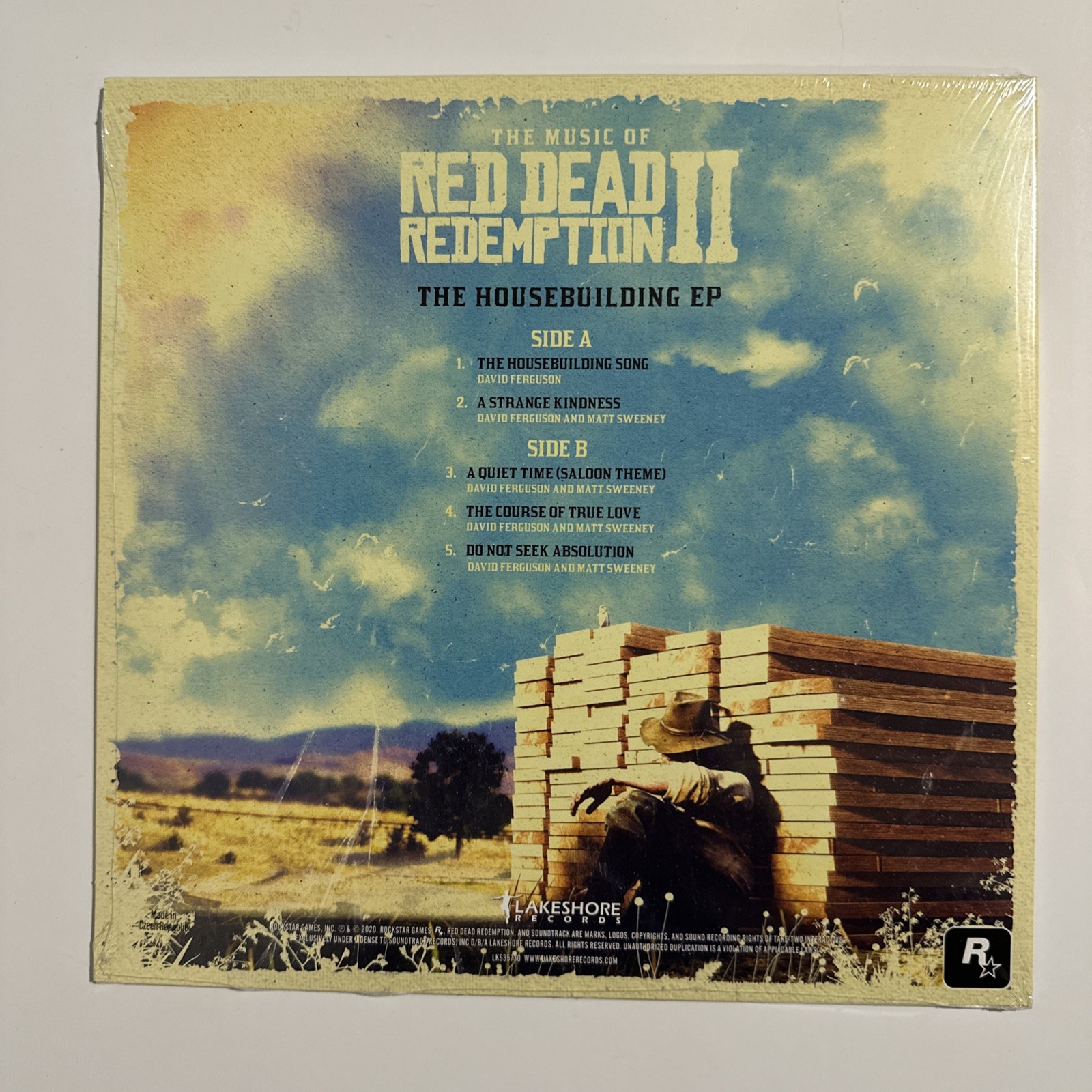 Red Dead Redemption 2: The Housebuilding EP, Blue Sky 10” Vinyl, Factory Sealed