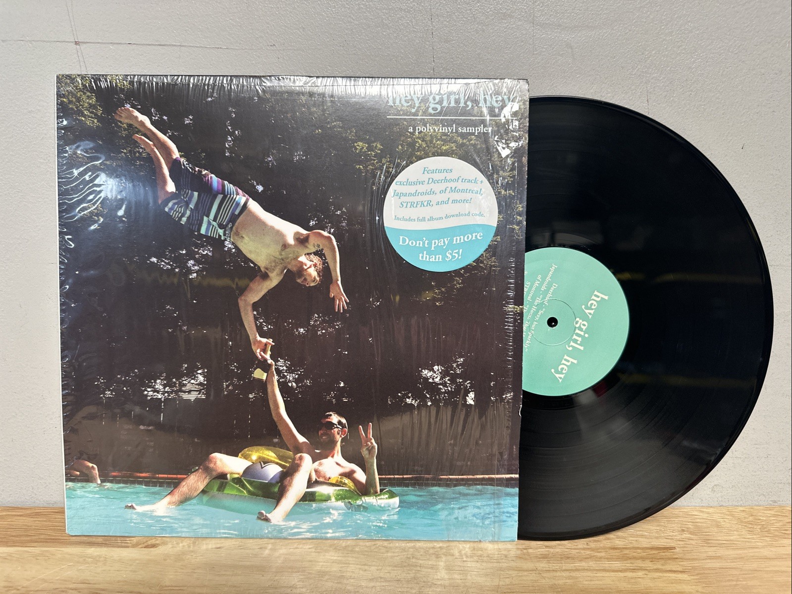 Various – Hey Girl, Hey: A Polyvinyl Sampler (LP, Comp, Smplr)