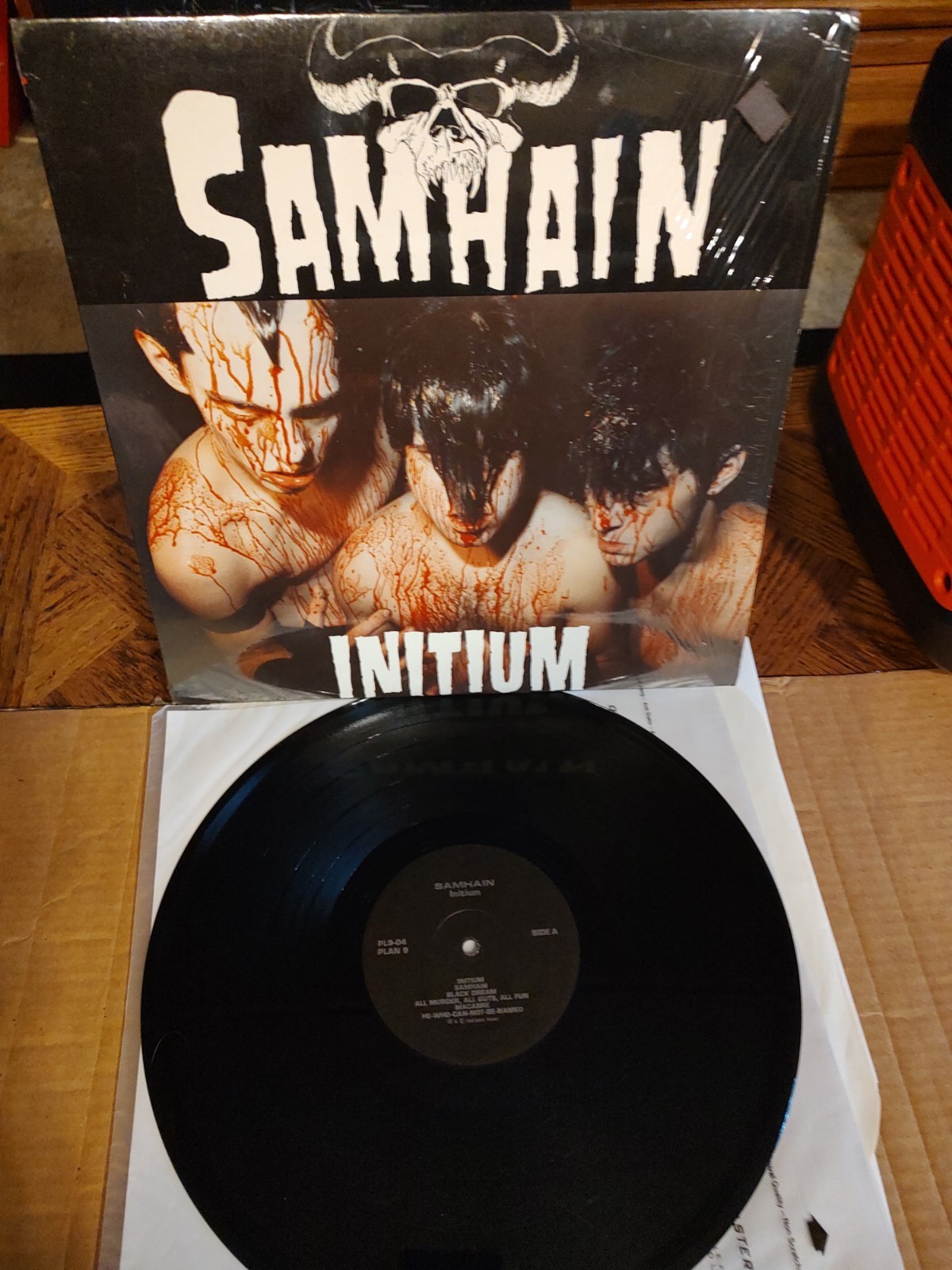 Samhain Initium Plain Text Label Caroline Misfits Danzig 1989