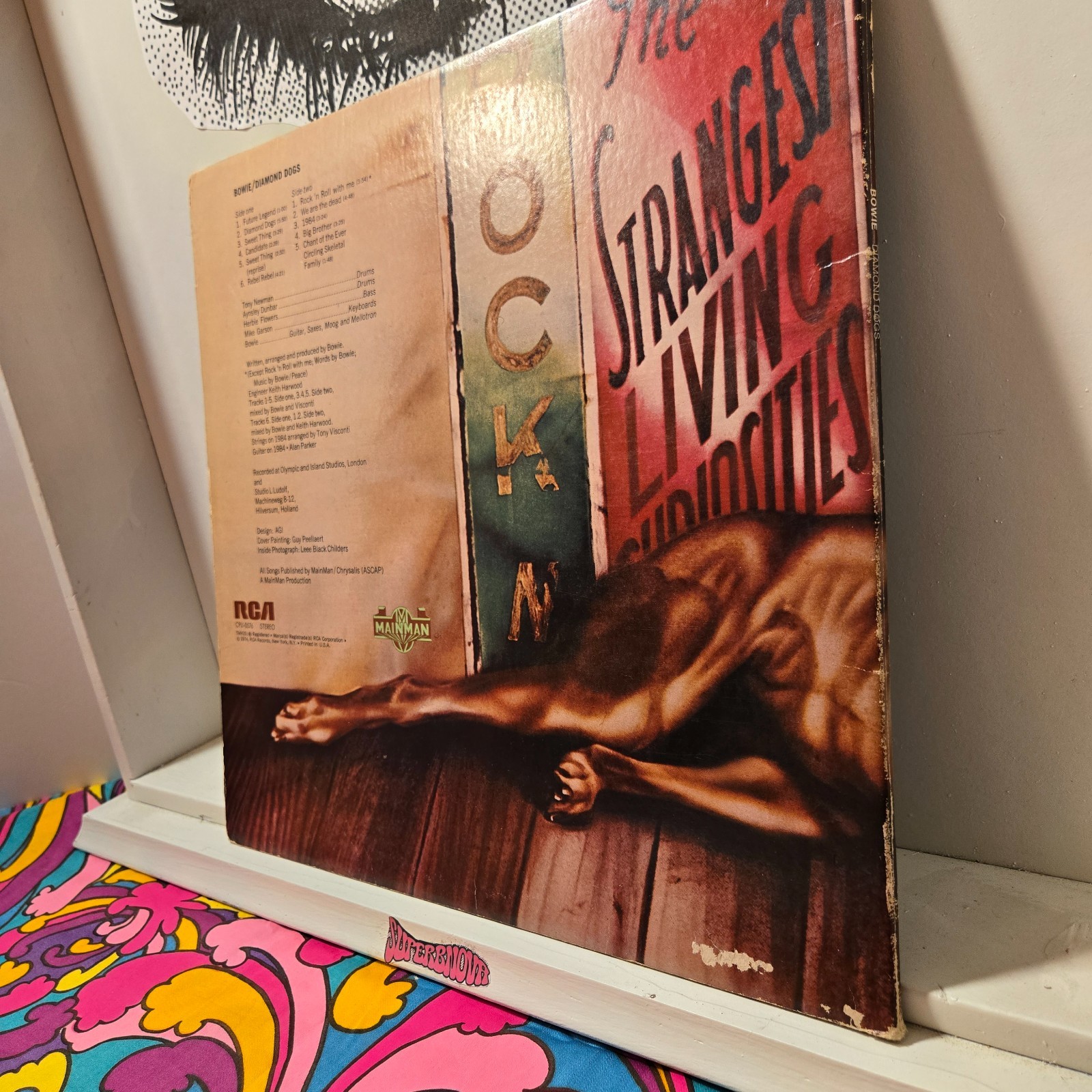 David Bowie Diamond Dogs 1974 US LP RCA Victor