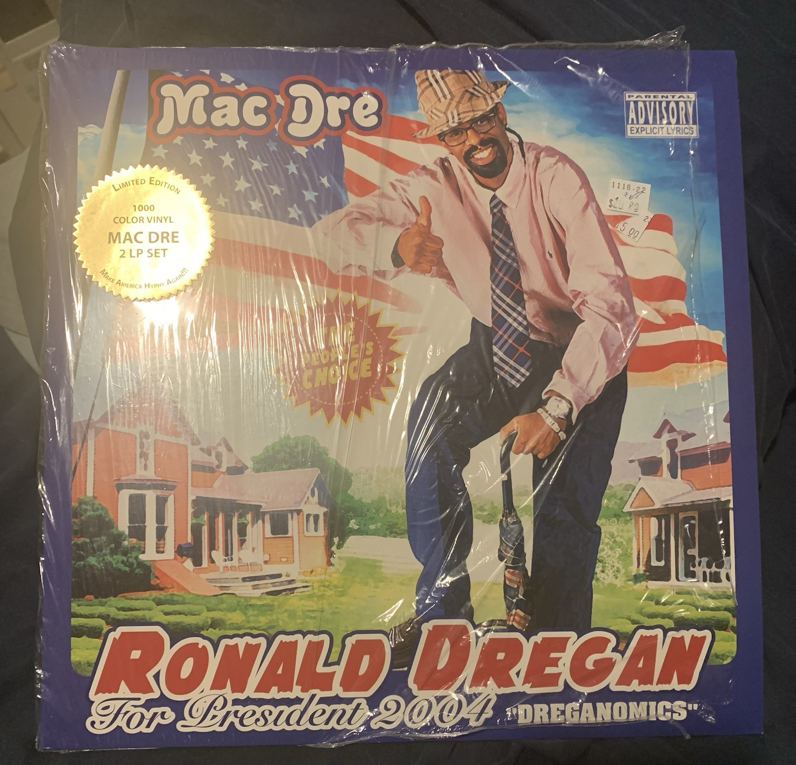 Mac Dre: Ronald Dregan “Dreganomics” 2 Colored LP Vinyl Gatefold Limited to 1000