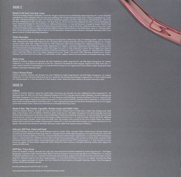 CHARLI XCX – BY CHARLI – 2-LP SET – BRAND NEW – FREE SHIPPING!