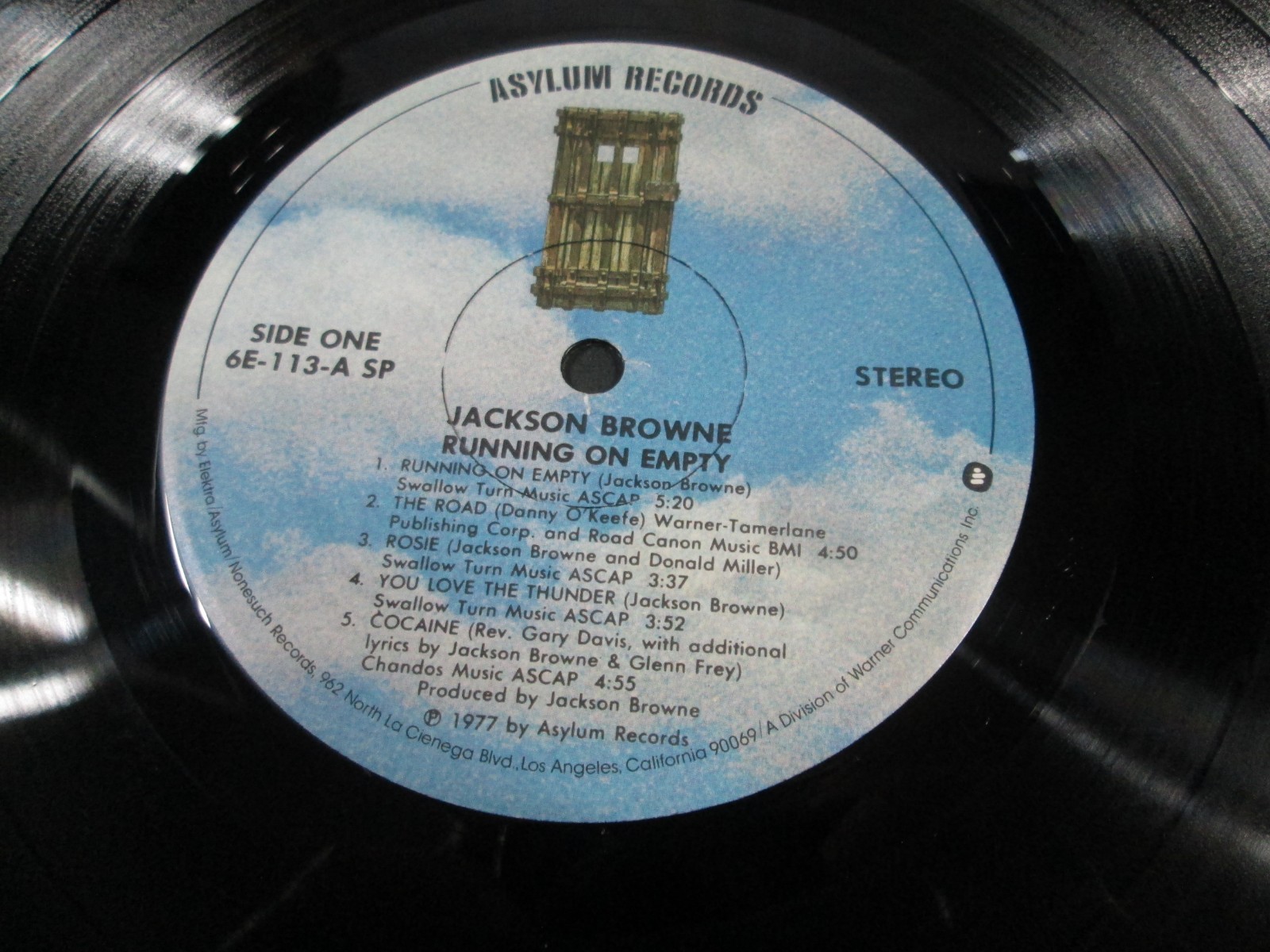 Jackson Browne – Running on Empty LP Album 1977 Asylum Pop Rock w/Booklet