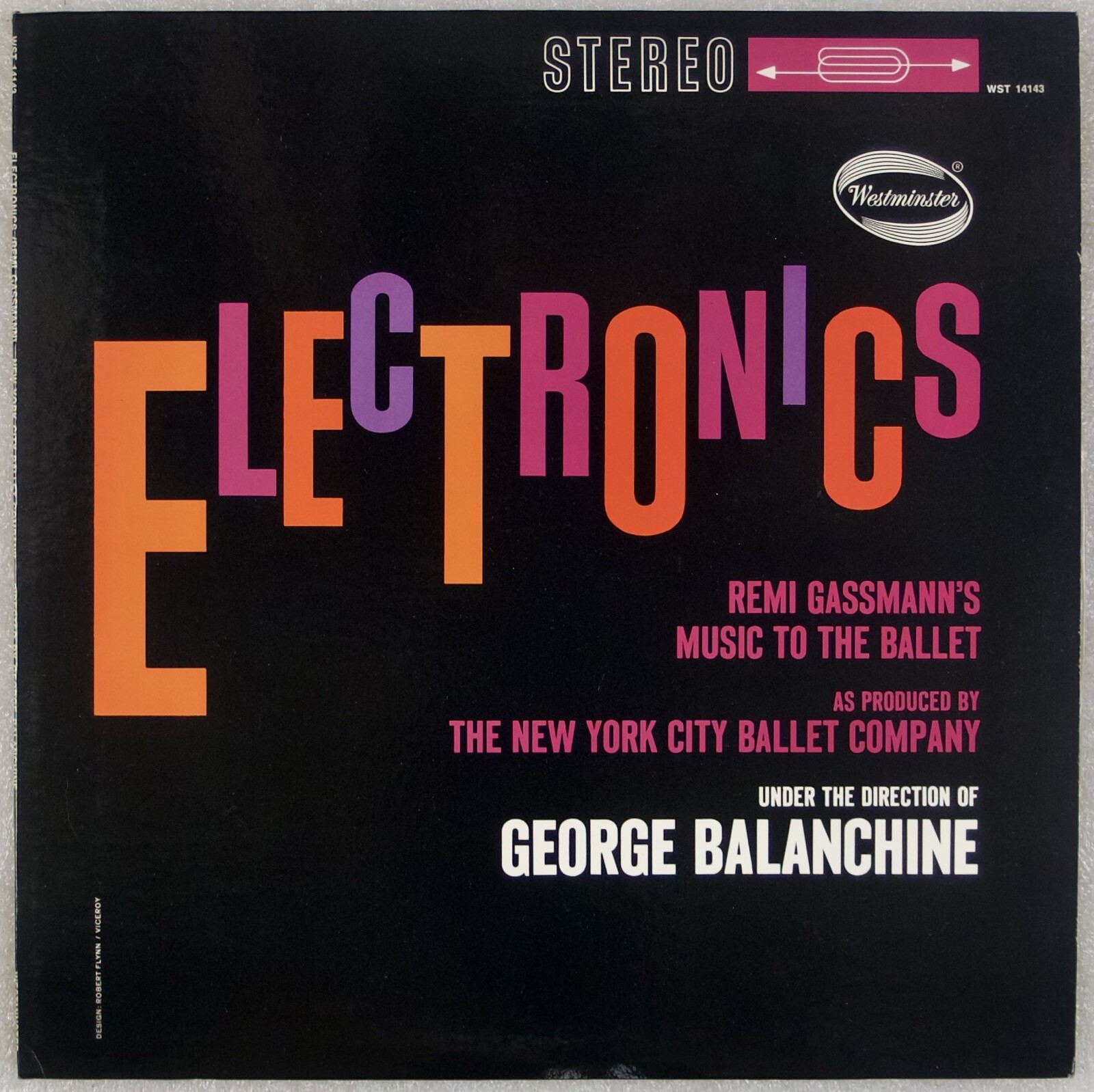 ELECTRONICS: Improvisations on Magnetic Tape Balanchine Westminer LP Vinyl Rare