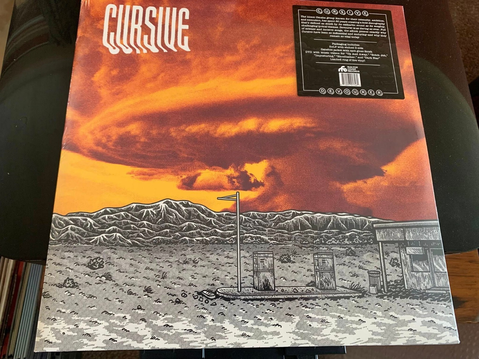 Cursive Devourer Coloured Ring Of Fire Double Vinyl LP + DVD 2024 Sealed