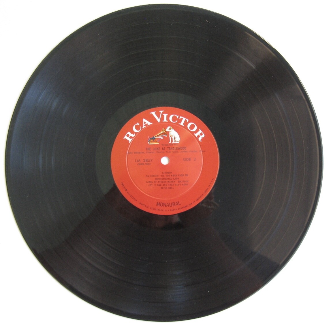 Duke Ellington: The Duke At Tanglewood LP RCA Red Seal #LM-2857 MONO ’66 Release