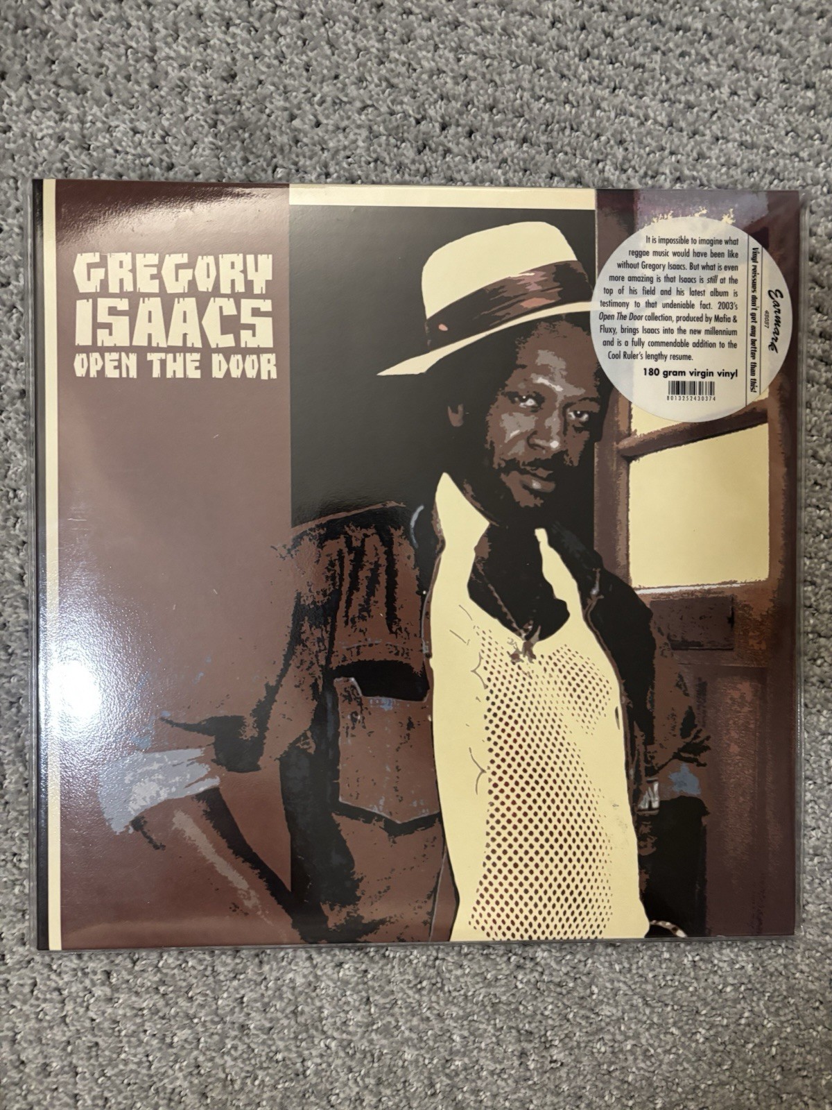Open The Door by Gregory Isaacs Rare Reggae Lp Record 2003 New LP