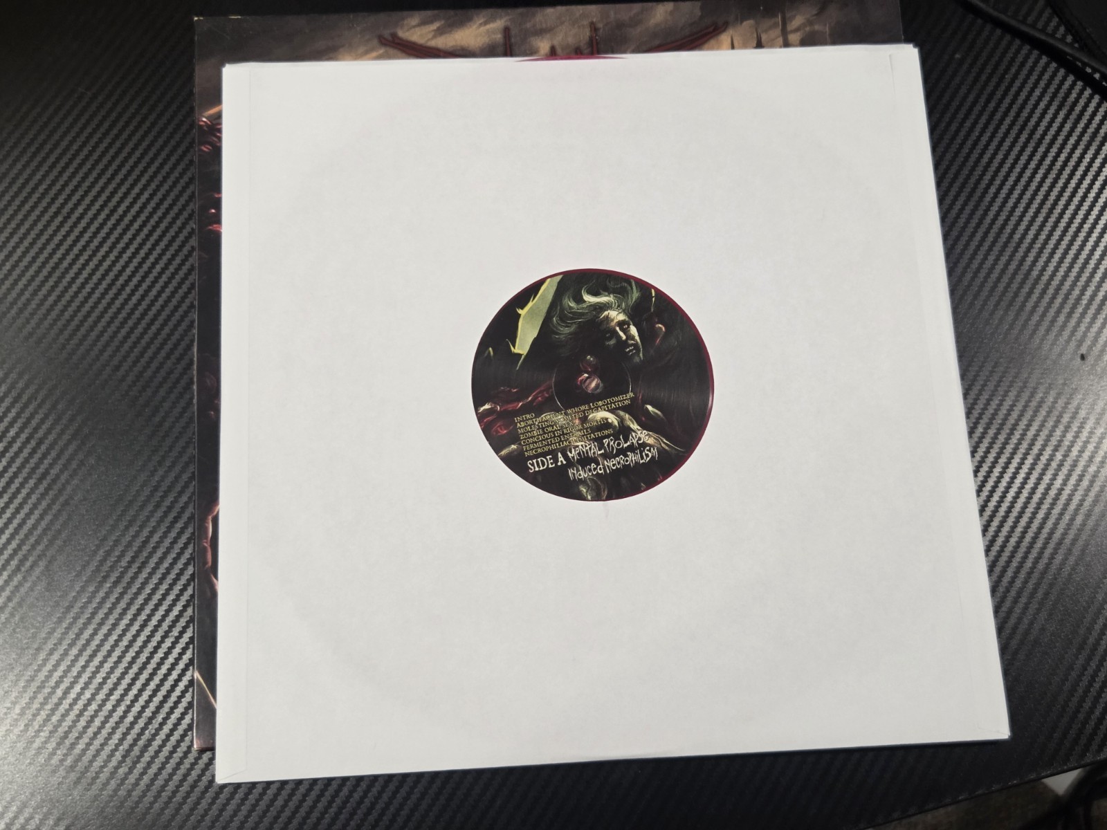 Putridity – Mental Prolapse Induced Necrophilism Vinyl Record Willowtip 2018