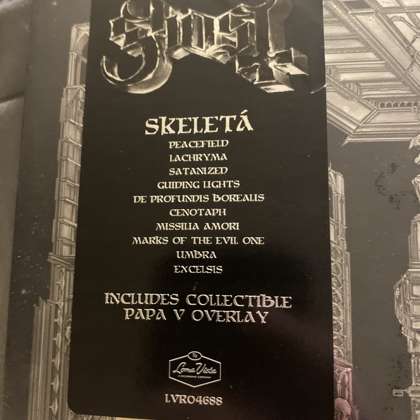 Ghost – Skeleta (Target Exclusive, NEON VIOLET Vinyl) W/Papa V Overlay