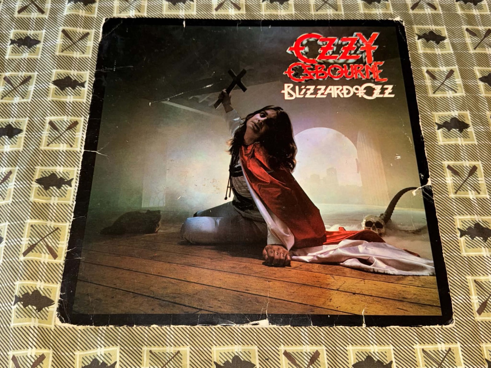 OZZY OSBOURNE Blizzard of Ozz 1981 Original JZ36812 Vinyl LP JET Records