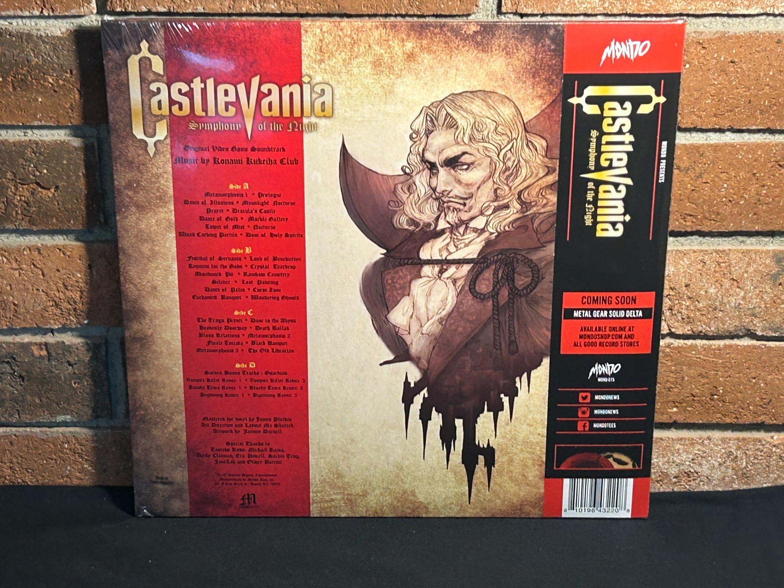 CASTLEVANIA SYMPHONY OF THE NIGHT – Soundtrack, Limited 2LP COLORED VINYL New!