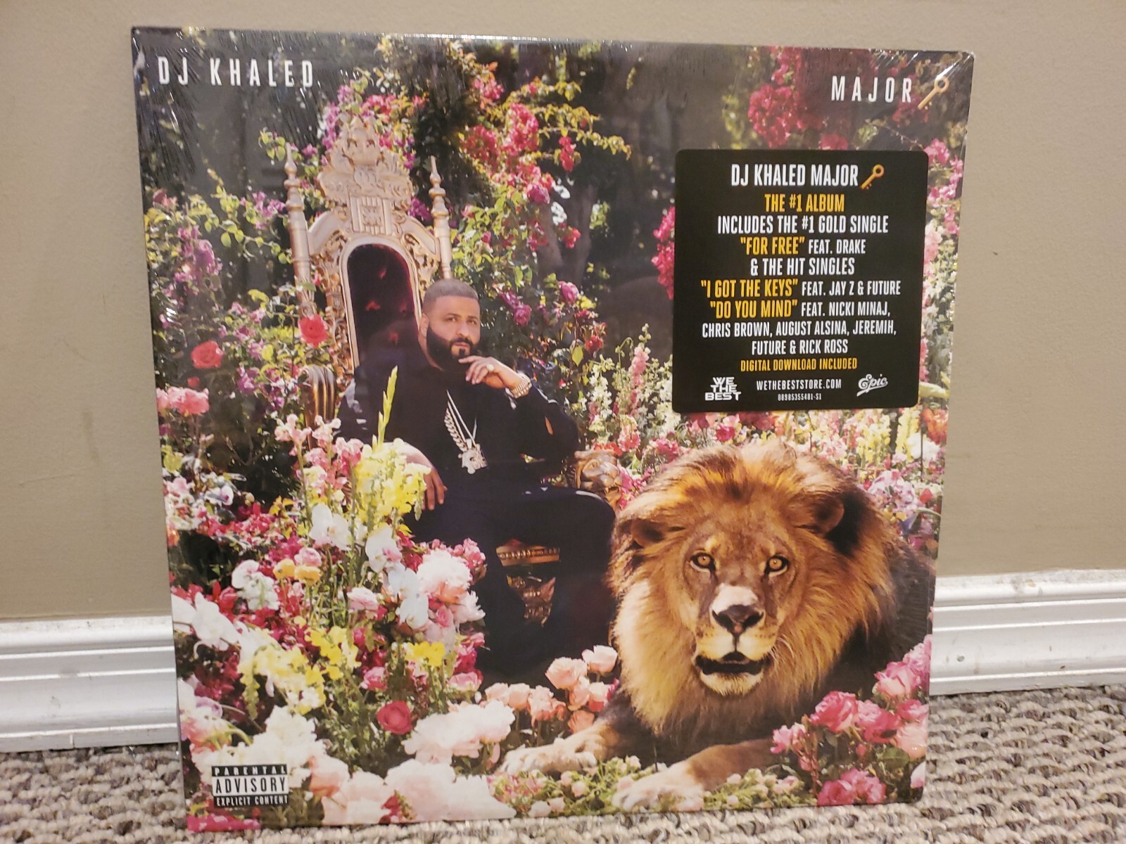 Major Key by DJ Khaled (Record, 2016) New Sealed 2xLP