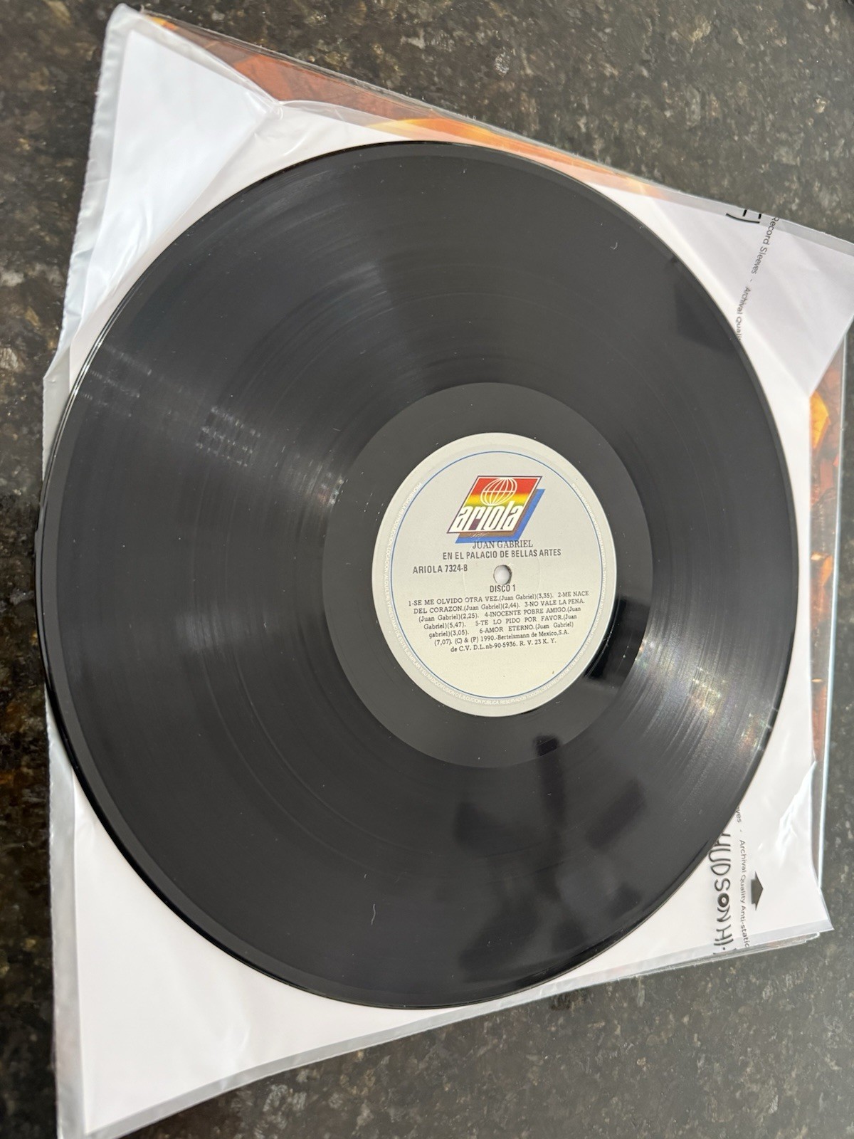 JUAN GABRIEL “ EN EL PALACIO DE BELLAS ARTES “ / VG+VINYLS/2 LP SET/LEA !!