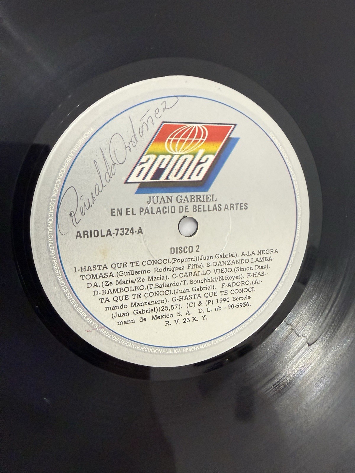 JUAN GABRIEL “ EN EL PALACIO DE BELLAS ARTES “ / VG+VINYLS/2 LP SET/LEA !!