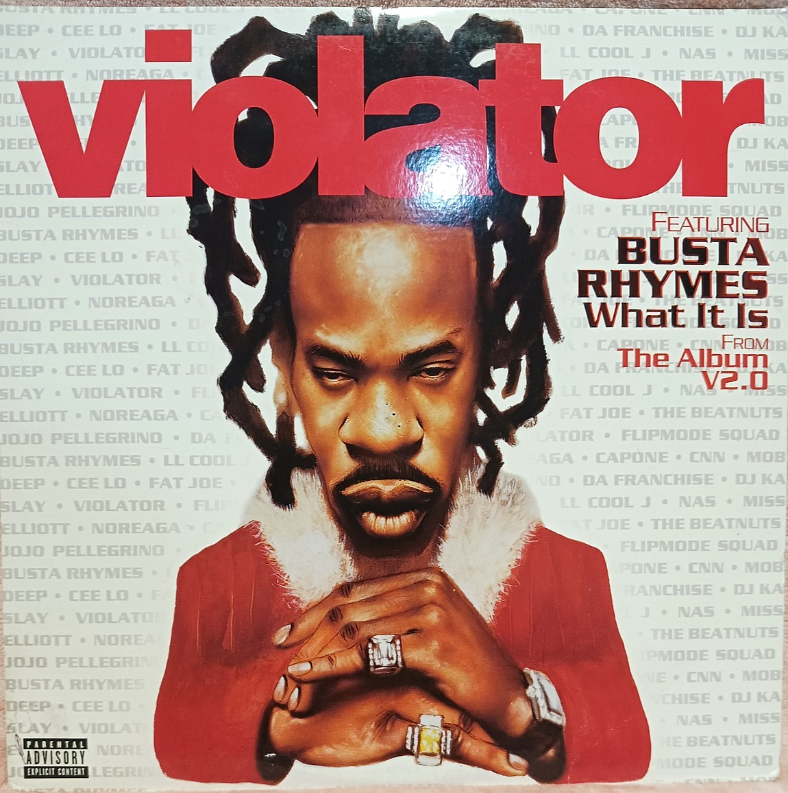 Violator Featuring Busta Rhymes What It Is 12″ vinyl 2001 44-79600