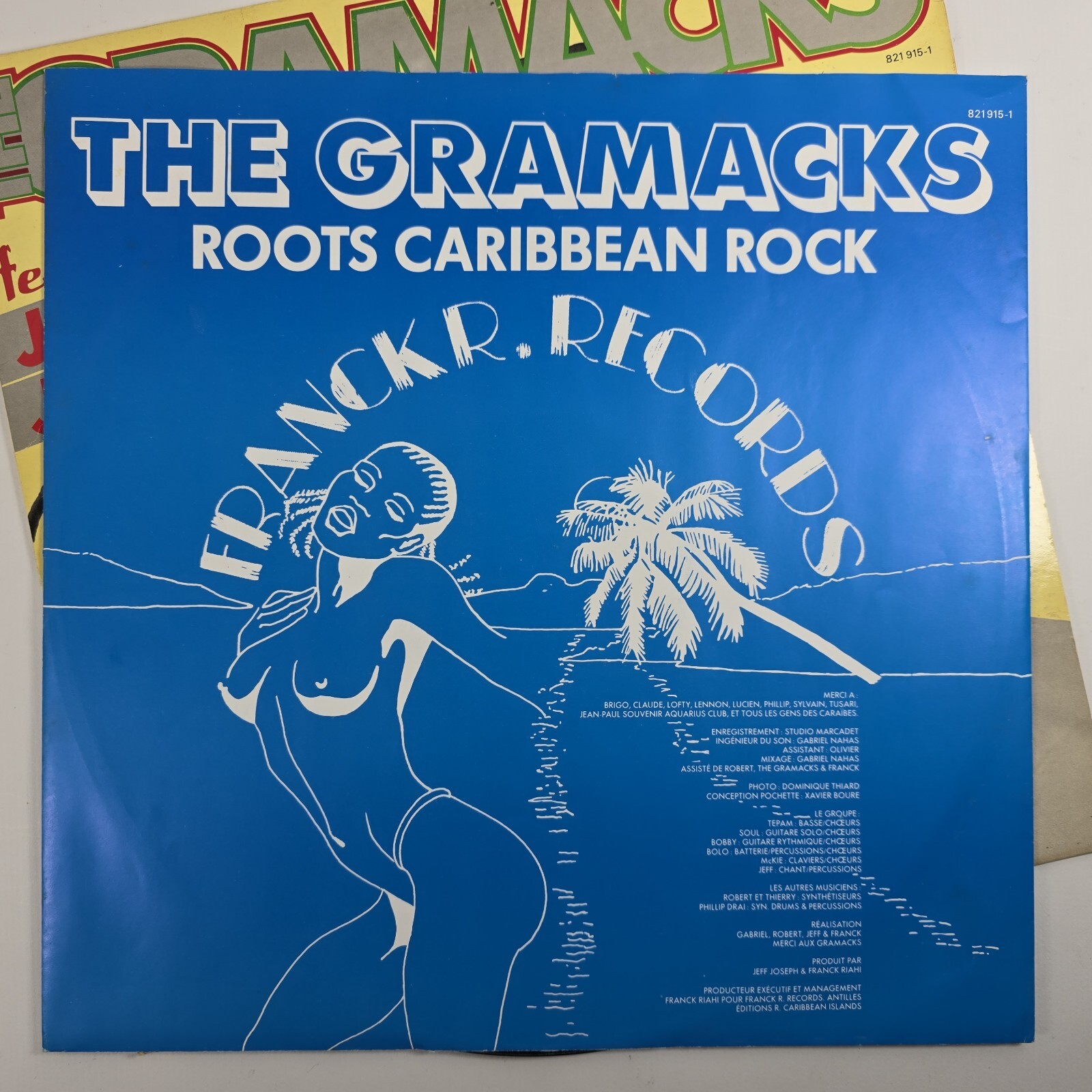 Gramacks Jeff Joseph Roots Caribbean Rock Vinyl 12″ LP Record Polydor 1984 VG+