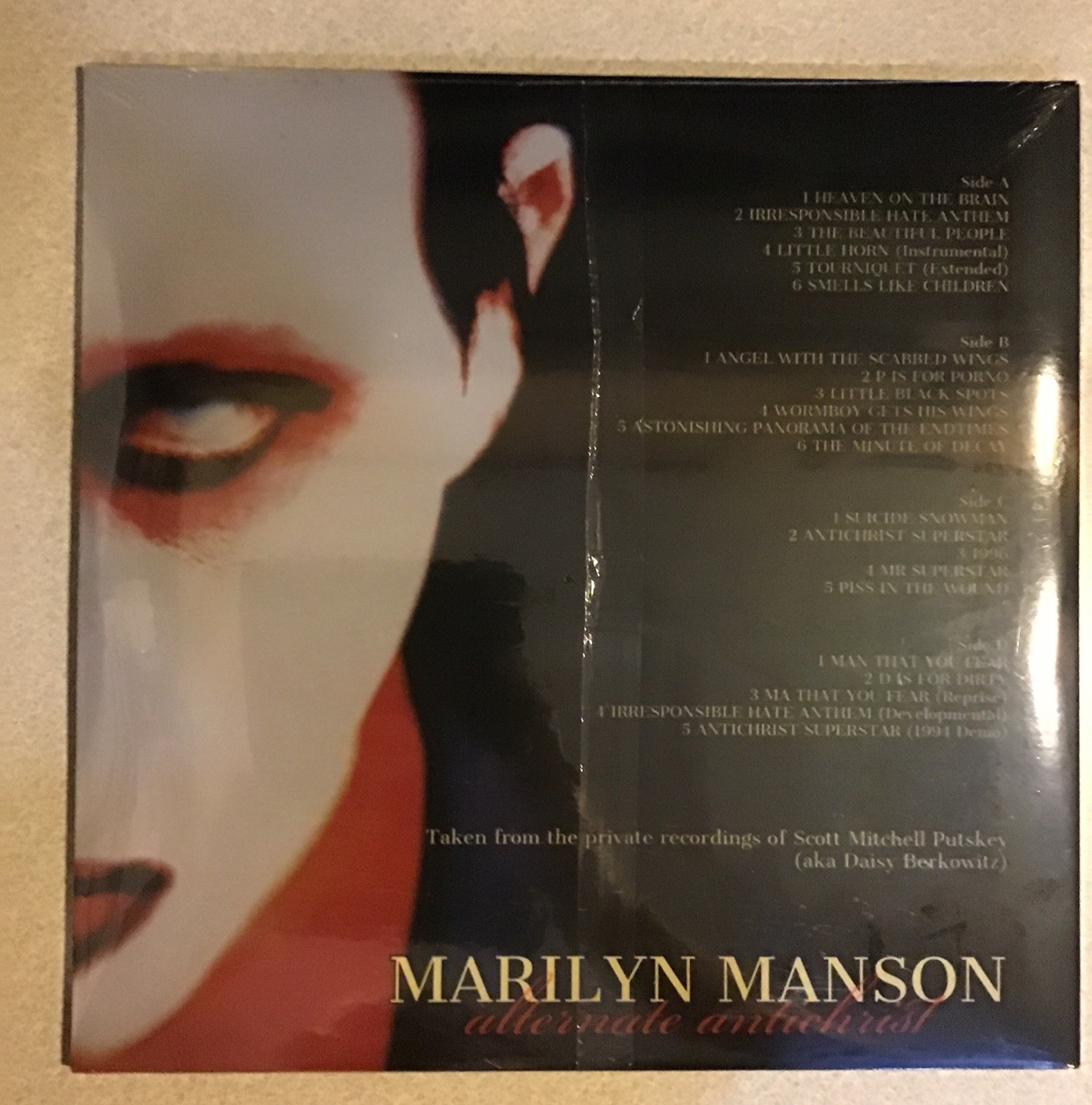 Marilyn Manson – Alternate Antichrist Sealed Color 2LP Vinyl Record New / Mint