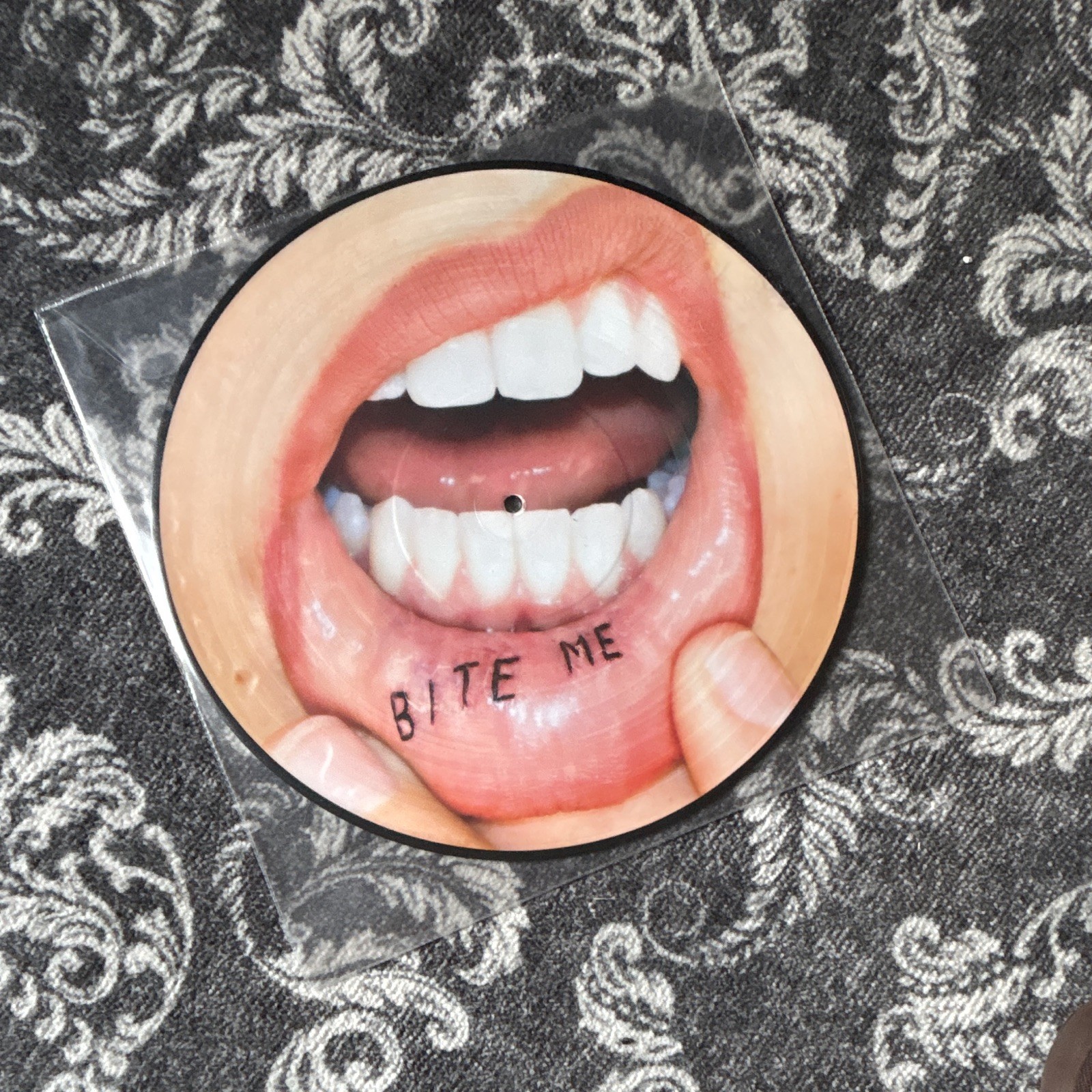 Renee Rapp BITE ME Picture Disc Multicolor Vinyl Record w/ Plastic Slipcover